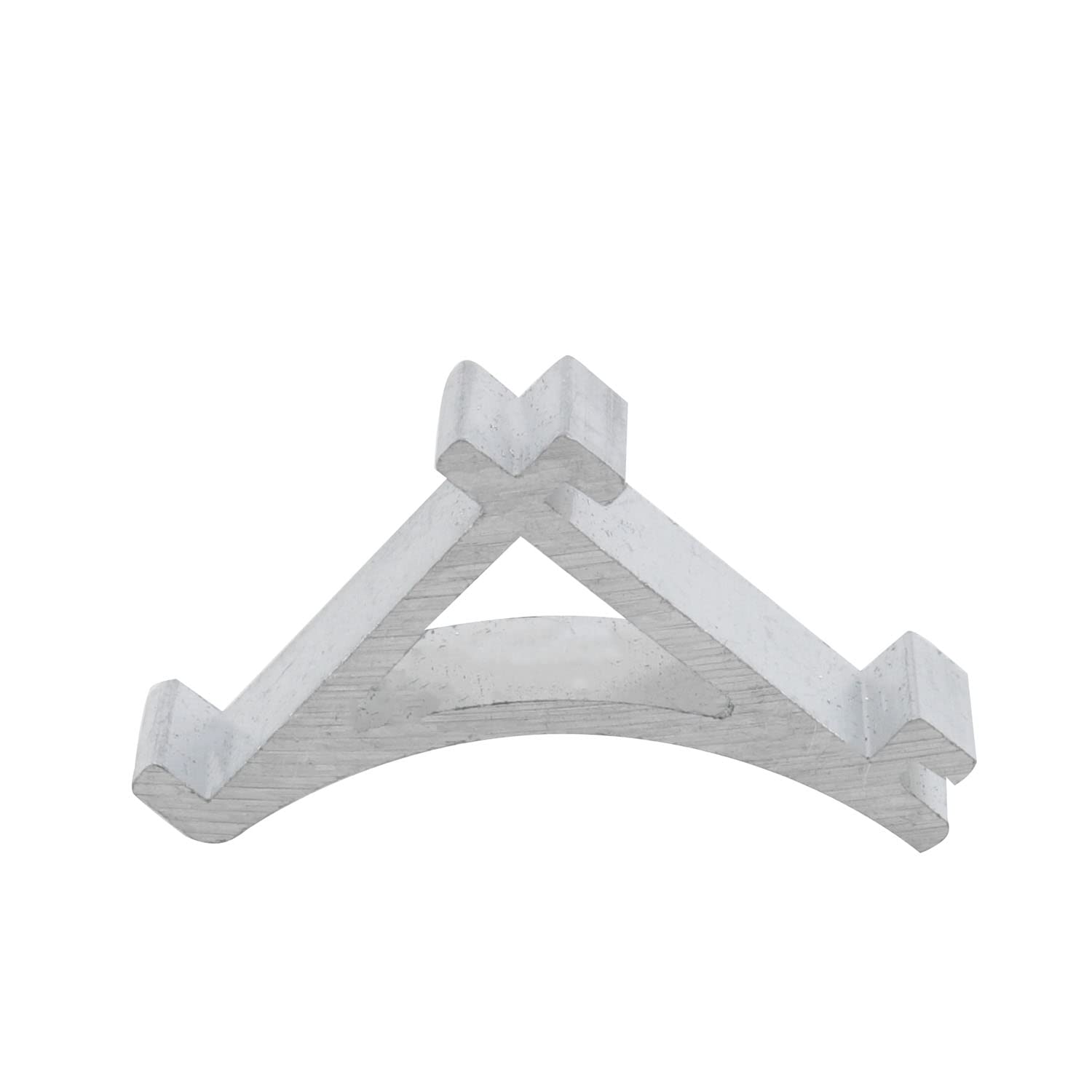 6-Pack Stainless Steel Refrigerator Shelf Clips - 1x0.94