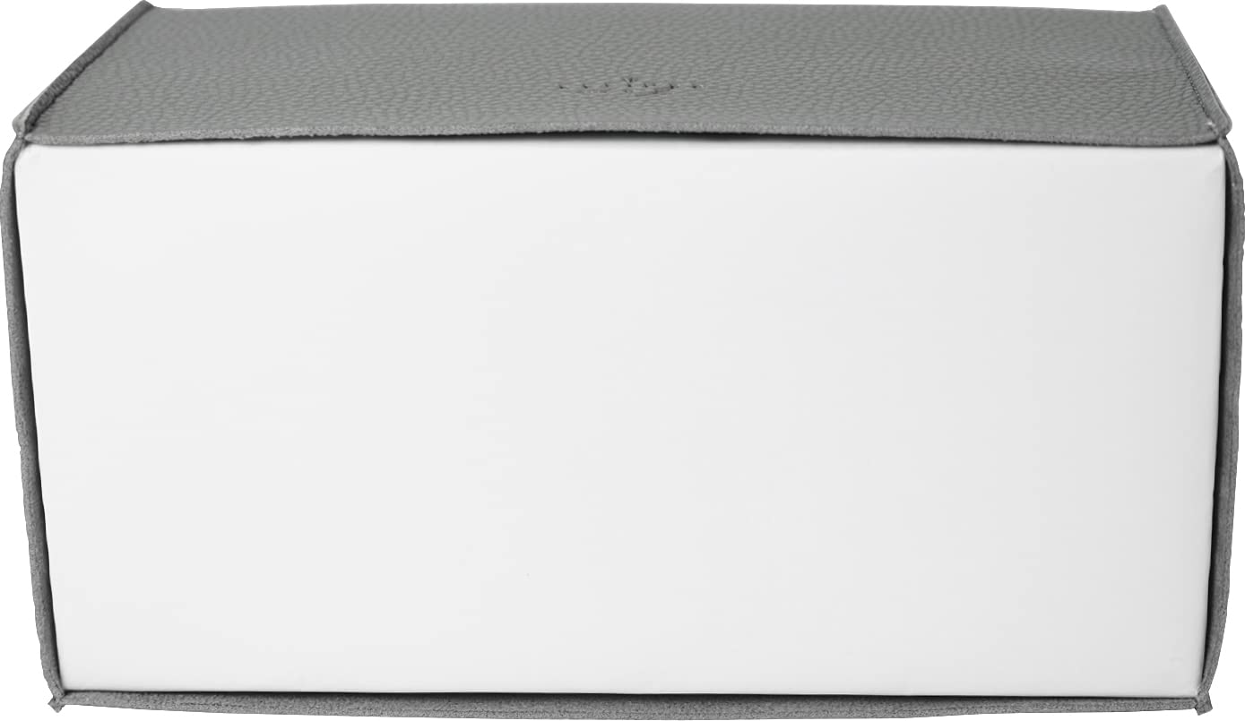 Carrotez Modern PU Leather Tissue Box Cover - Elegant Rectangular Decorative Holder for Bathroom Vanity, Nightstand & Office Desk (9.5