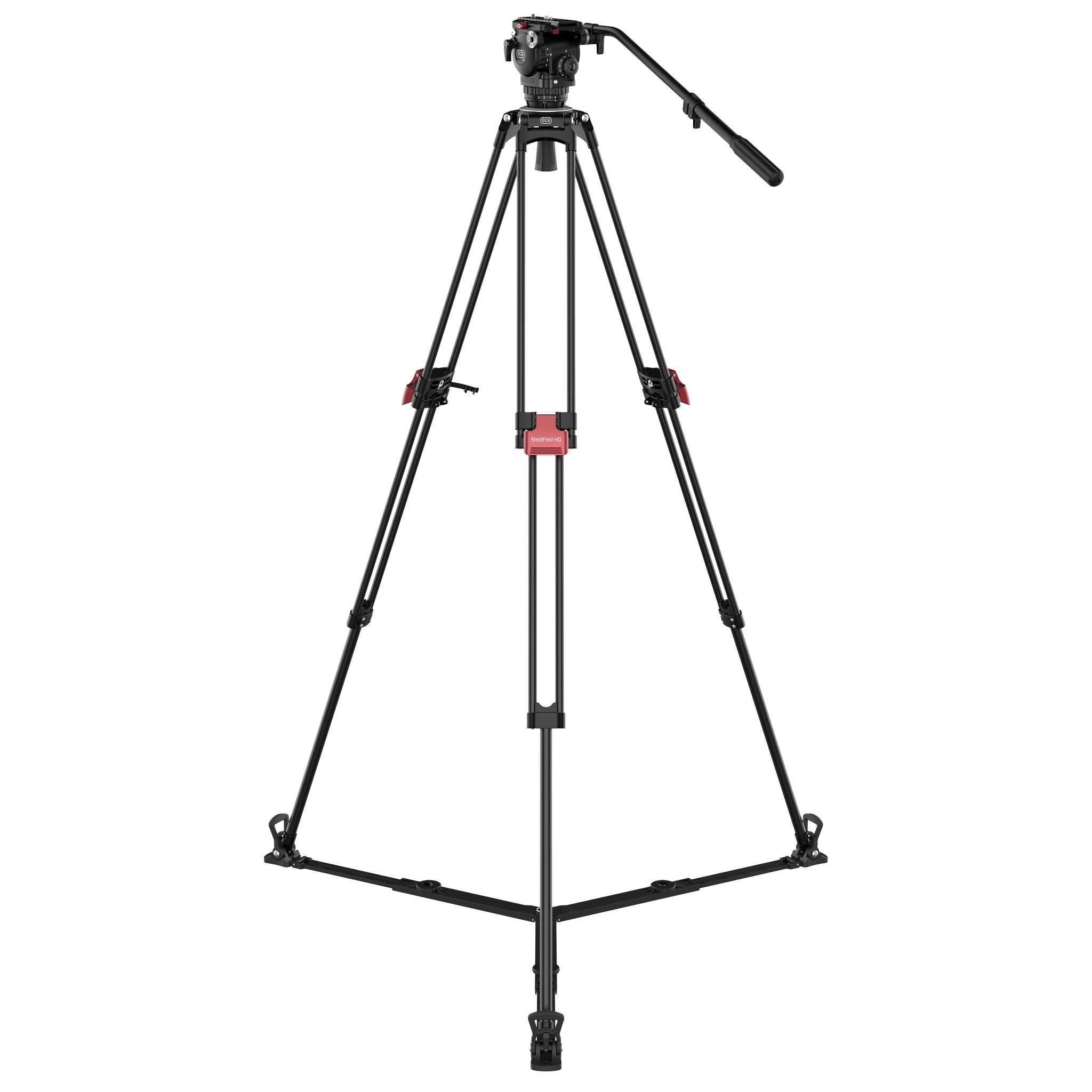 SCG T6 StediFast HD Tripod System - Professional Camera Tripod with Quick Release Plate for DSLR, Mirrorless & Video Cameras - Perfect for Travel, Vlogging & Outdoor Photography