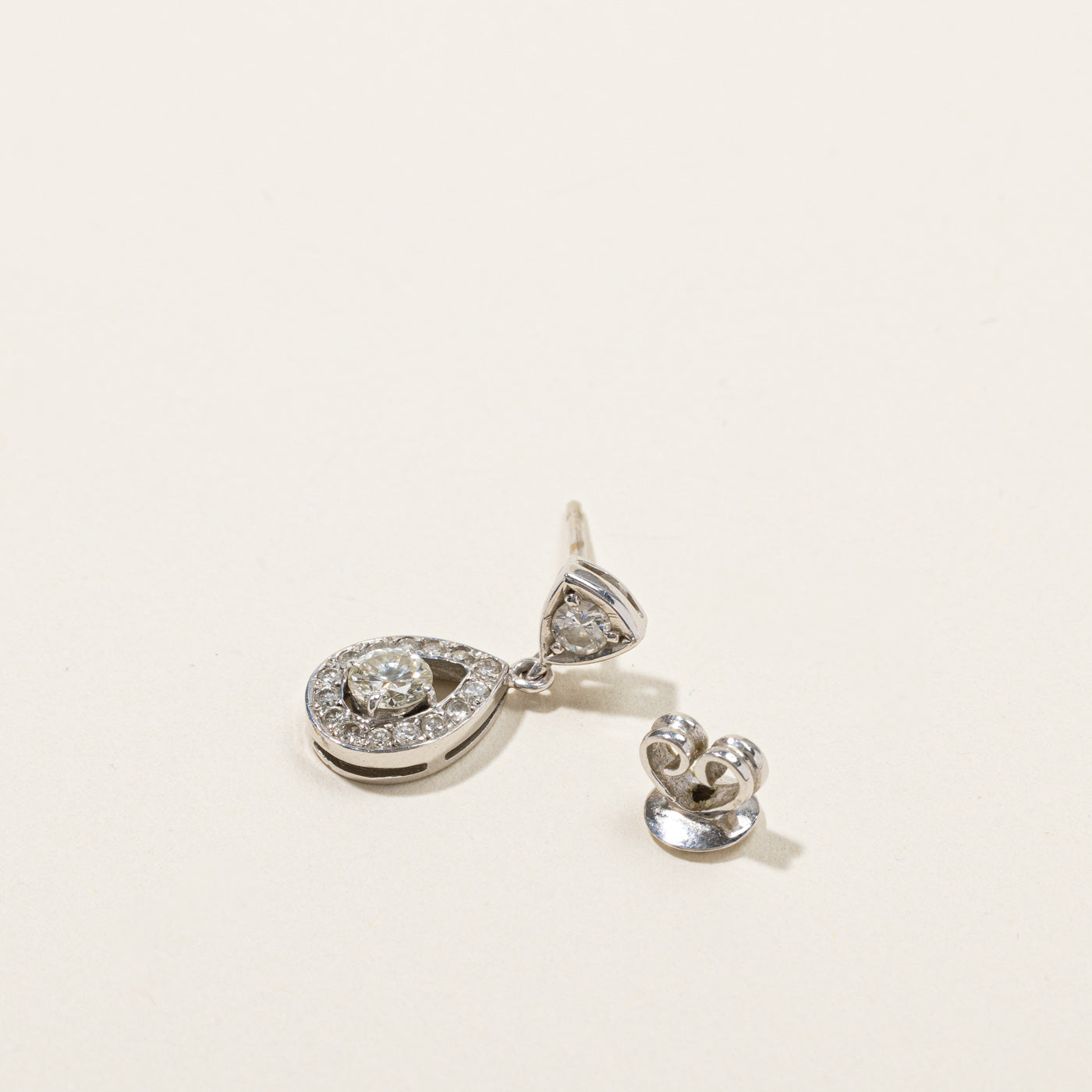 1.02ctw Diamond Drop Dangle Earrings for Women - Elegant Wedding, Party & Evening Wear Jewelry Gift