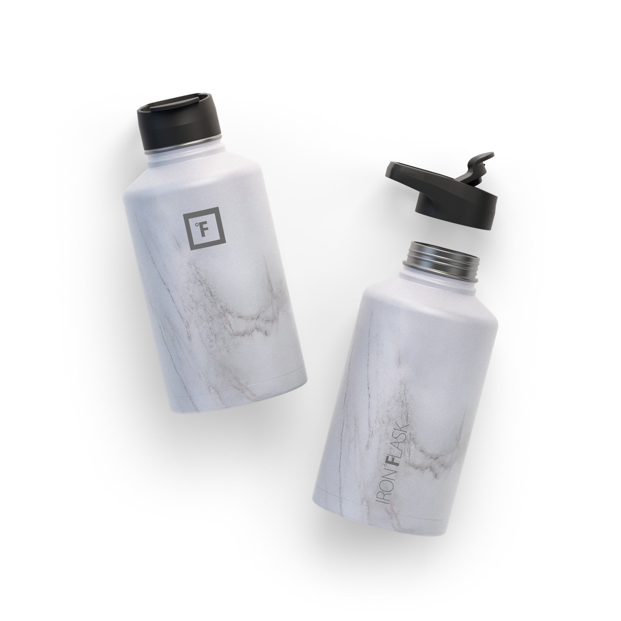 64 Oz Wide Mouth Water Bottle with Straw Lid - BPA Free, Leak Proof, Insulated Stainless Steel Water Bottle for Gym, Hiking, Travel & Outdoor Activities