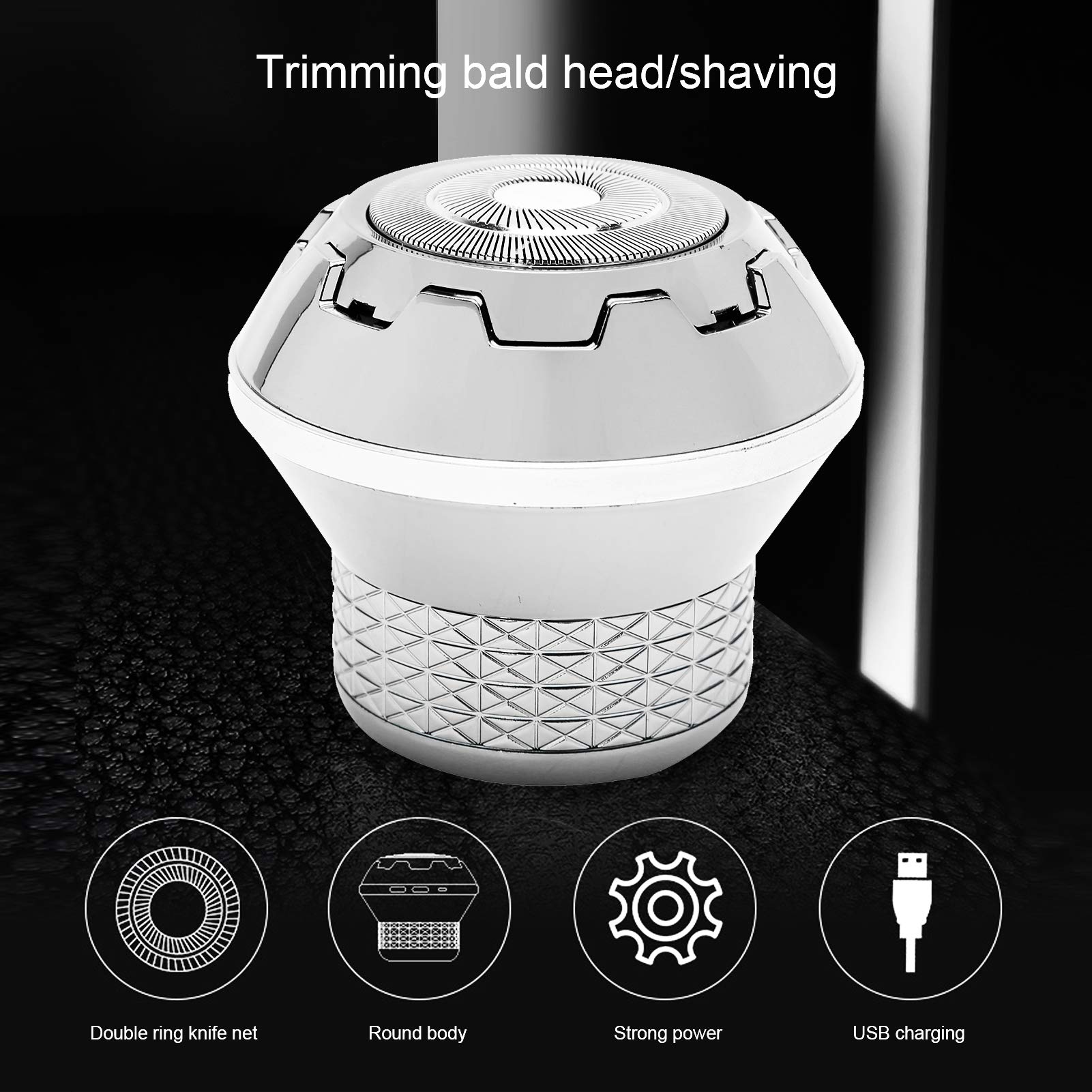 Best Electric Shavers for Men - Waterproof & Rechargeable Multifunctional Trimmer for Bald Head & Beard - Perfect for Travel, Home & Gym Grooming - Must-Have Men's Grooming Tool