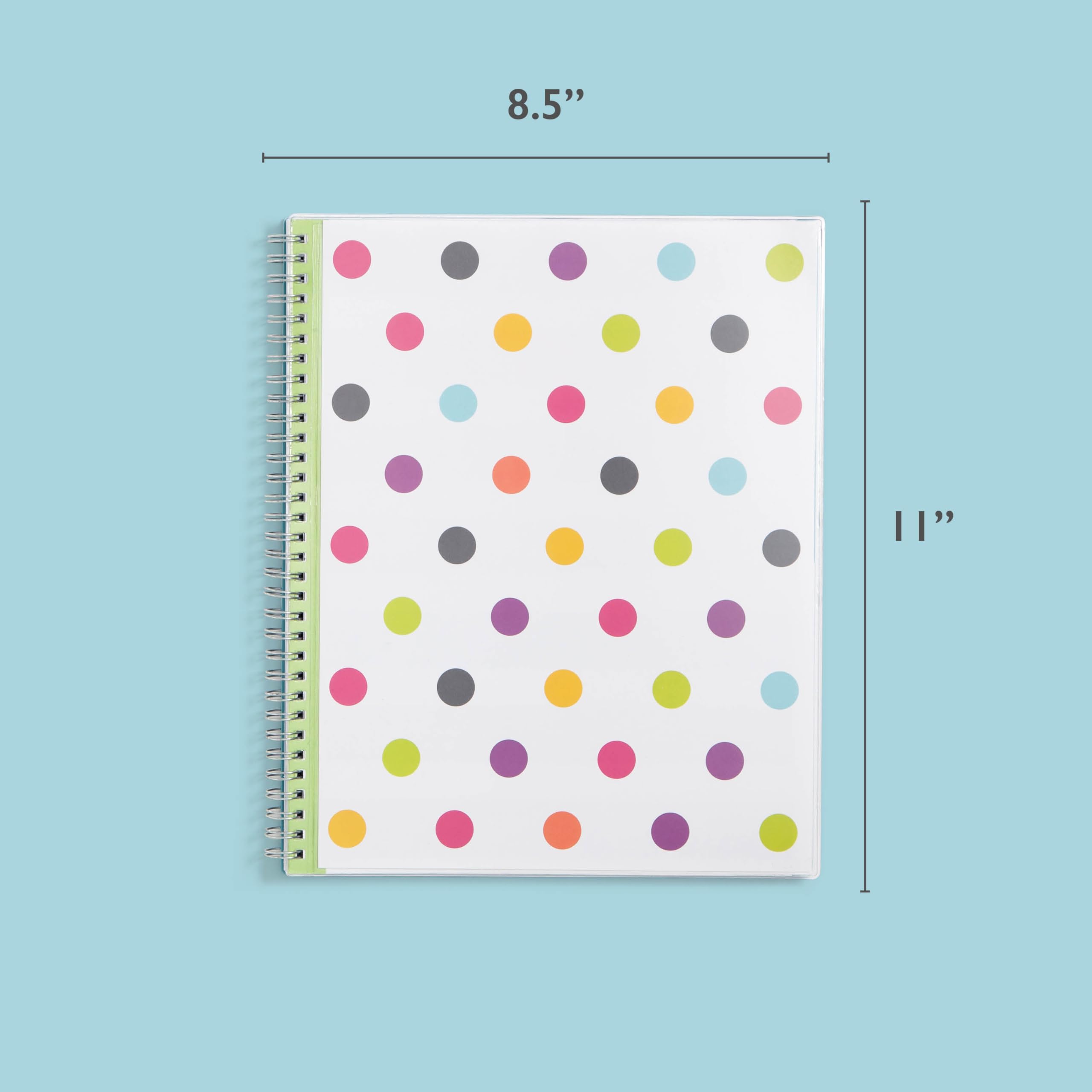 Blue Sky 2024-2025 Teacher Planner - Weekly & Monthly Lesson Organizer, July 2024 to June 2025 Academic Calendar, 8.5