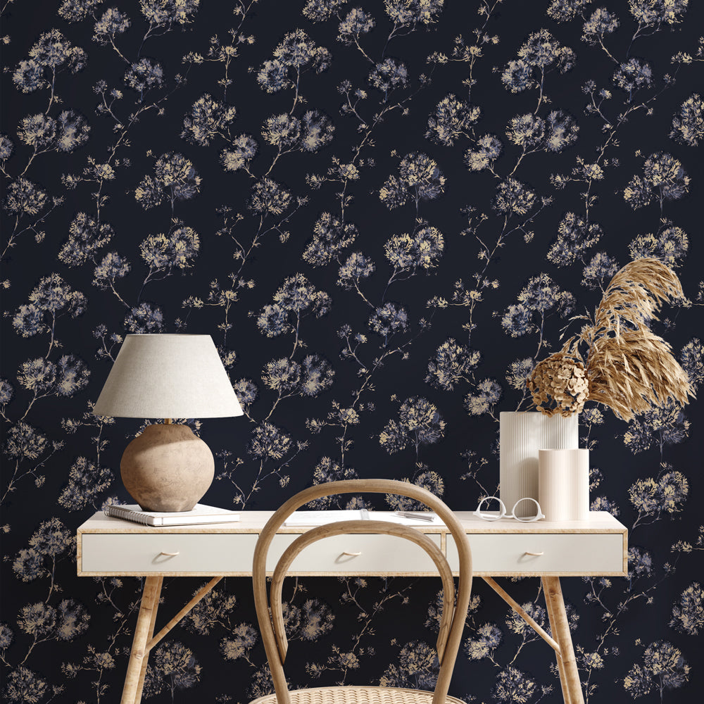 Sun Bleached Floral Peel and Stick Wallpaper - Self-Adhesive Removable Wallpaper for Bedroom, Living Room, Nursery & Home Decor