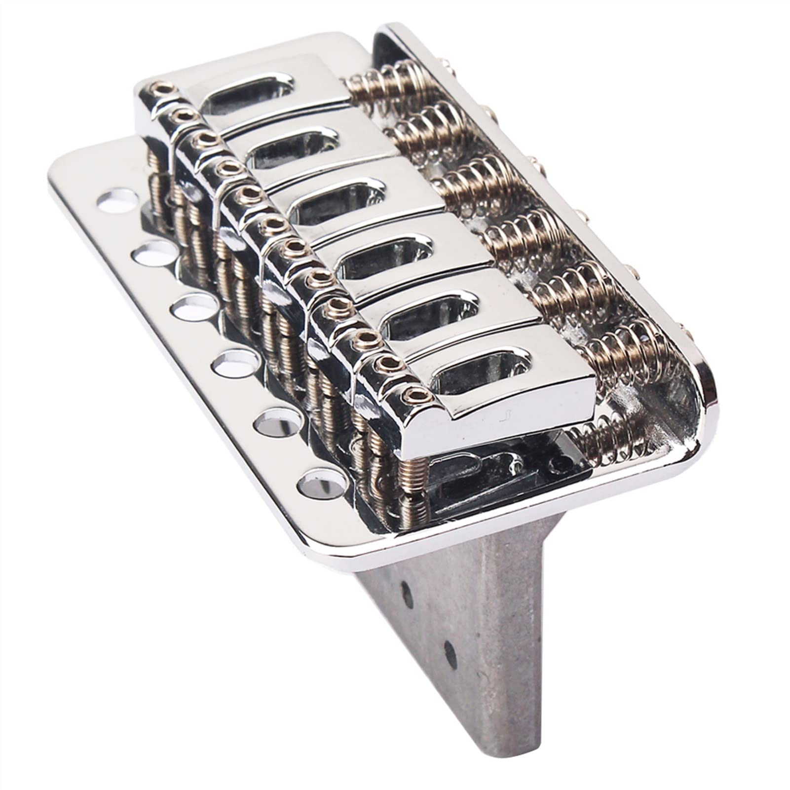 6 String Right Handed Silver Tremolo Bridge for Electric Guitar - Perfect for Rock, Blues & Metal Performance & Stage Use