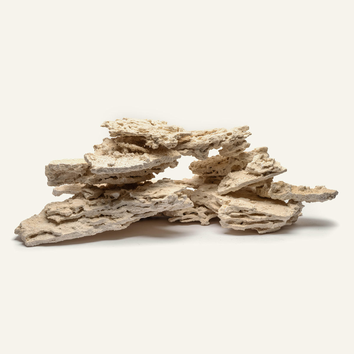 Premium MarcoRocks Shelf Rock for Aquascaping - Natural Decorative Stone for Saltwater & Freshwater Aquariums, Fish Tanks & Reef Tanks - Perfect for Coral Placement & Aquatic Habitat Design