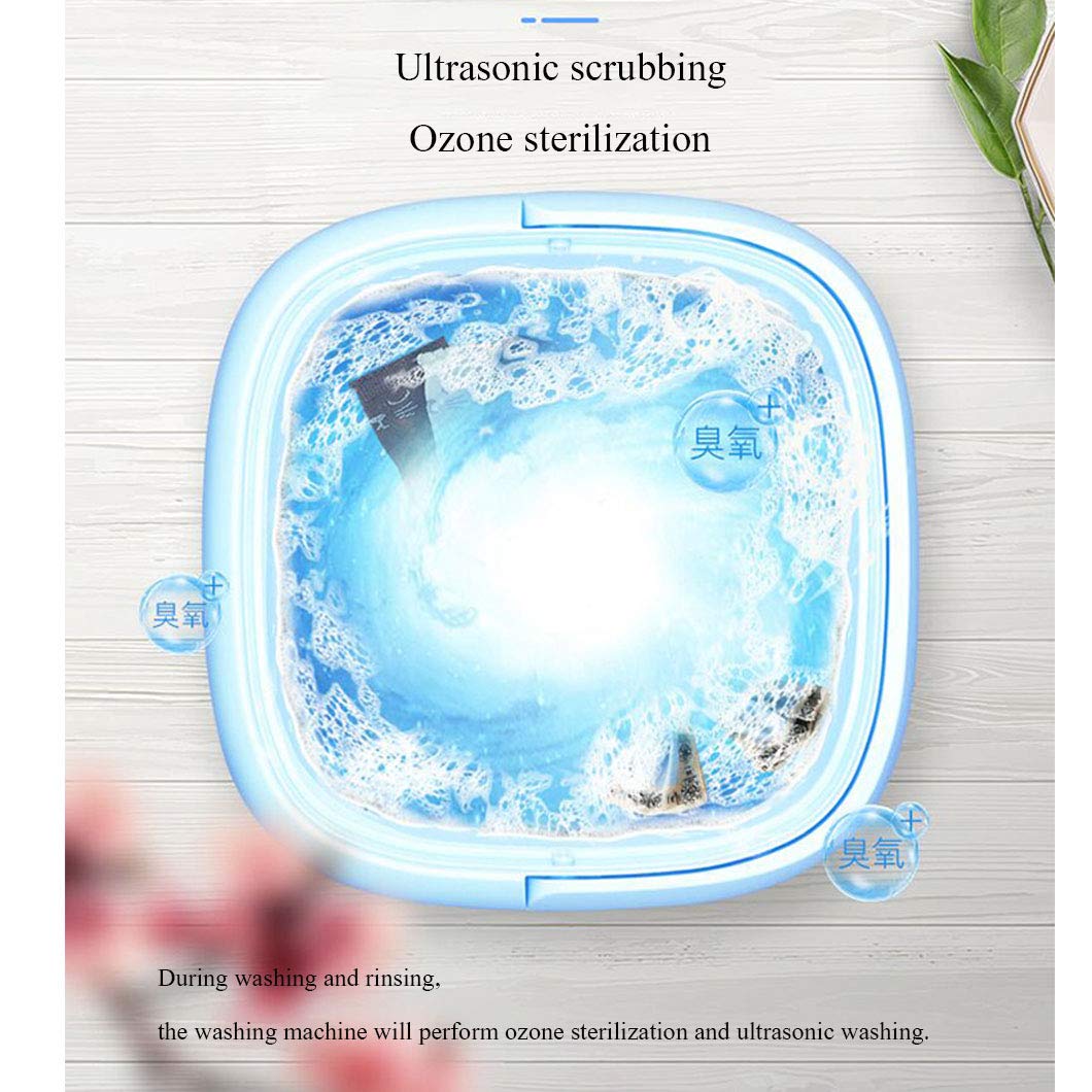Portable Mini Washing Machine - Compact Semi-Automatic Foldable Washer for Small Spaces, Apartments, RVs, Camping & Travel | Perfect for Dorms, Tiny Homes & Laundry on the Go
