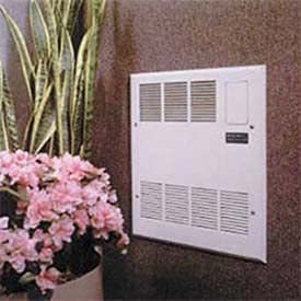 Quiet-One Kickspace Fan Heater Recessed Wall Kit - 10000 BTU High Efficiency Heating for Basements, Bathrooms & Small Rooms