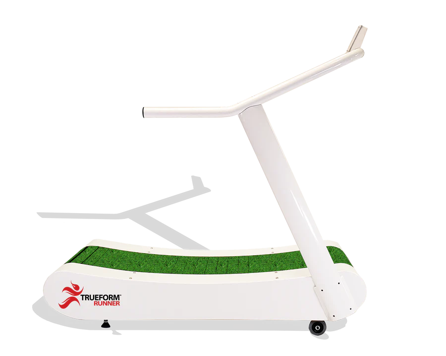TrueForm RUNNER Non-Motorized Curved Treadmill for Home Gym - White | Professional Running Trainer for Indoor Fitness & Cardio Workouts