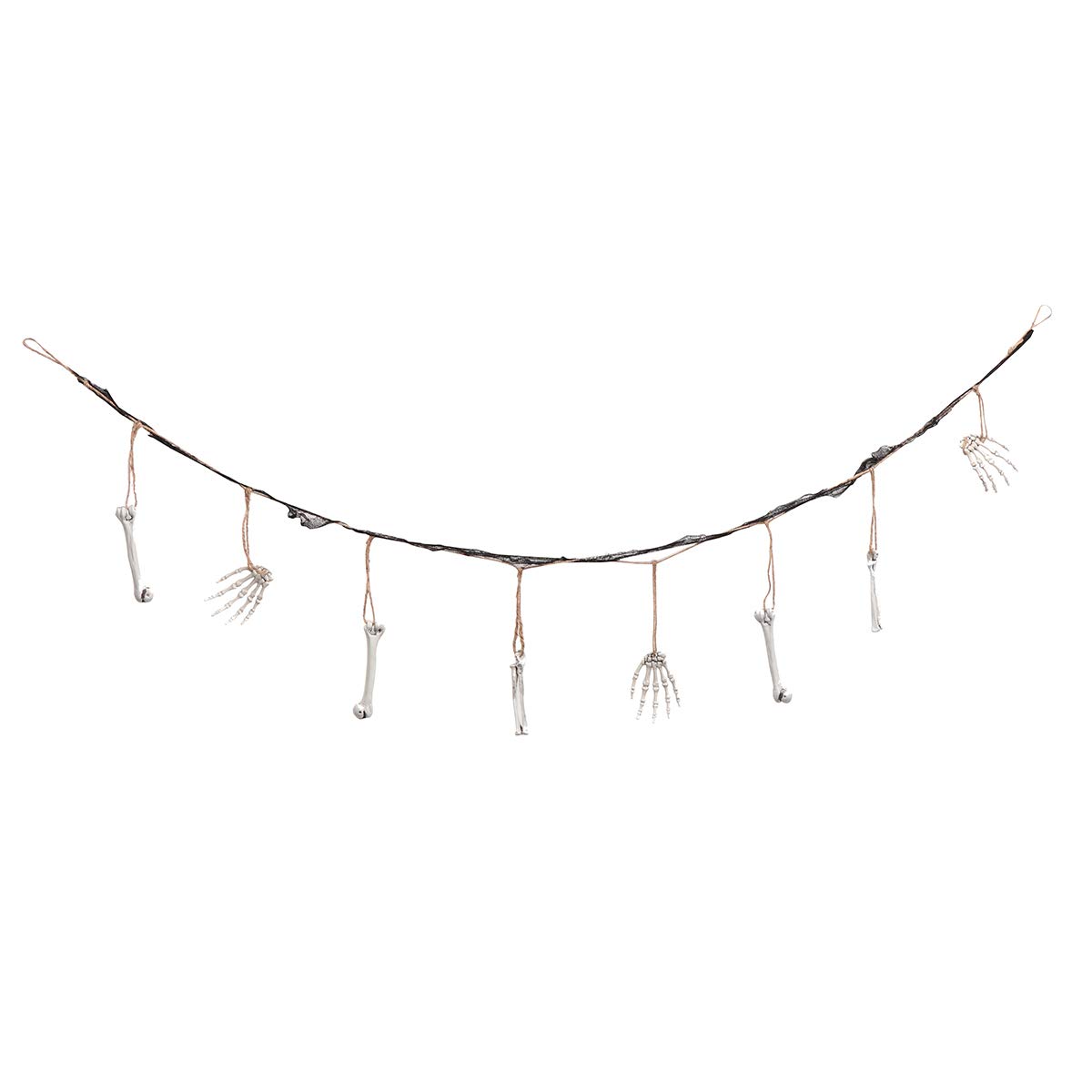 ABOOFAN Halloween Skull Chain Hand Bones Garland Decor - Assorted Colors for Spooky Party, Haunted House & Bar Decorations - Perfect for Halloween, Horror Theme Parties & Gothic Home Decor