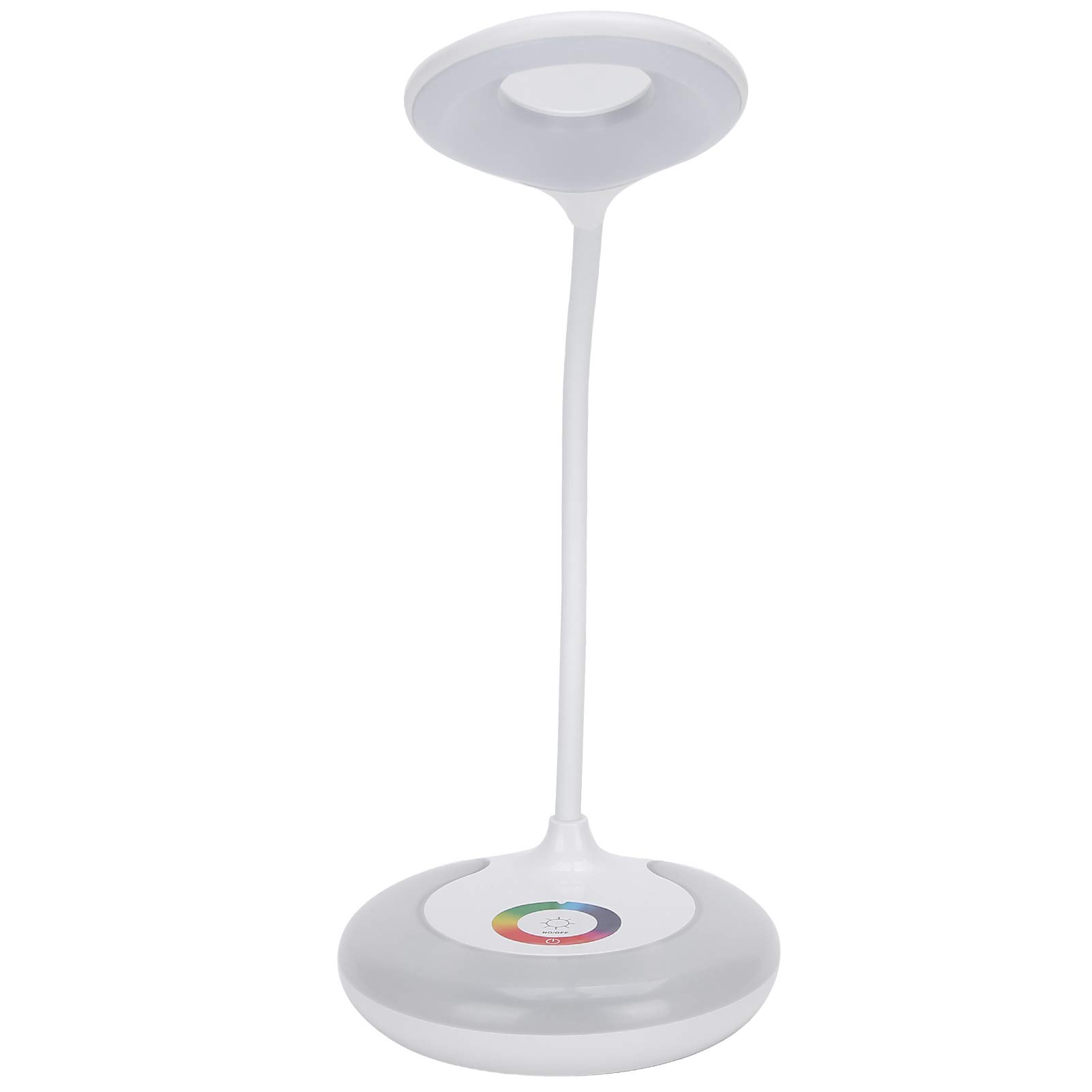 RGB Desk Lamp with 3-Stage Dimming & Touch Control - Rechargeable LED Table Lamp for Office, Study, Reading & Bedroom - Perfect for Night Studying, Home Office & Cozy Lighting