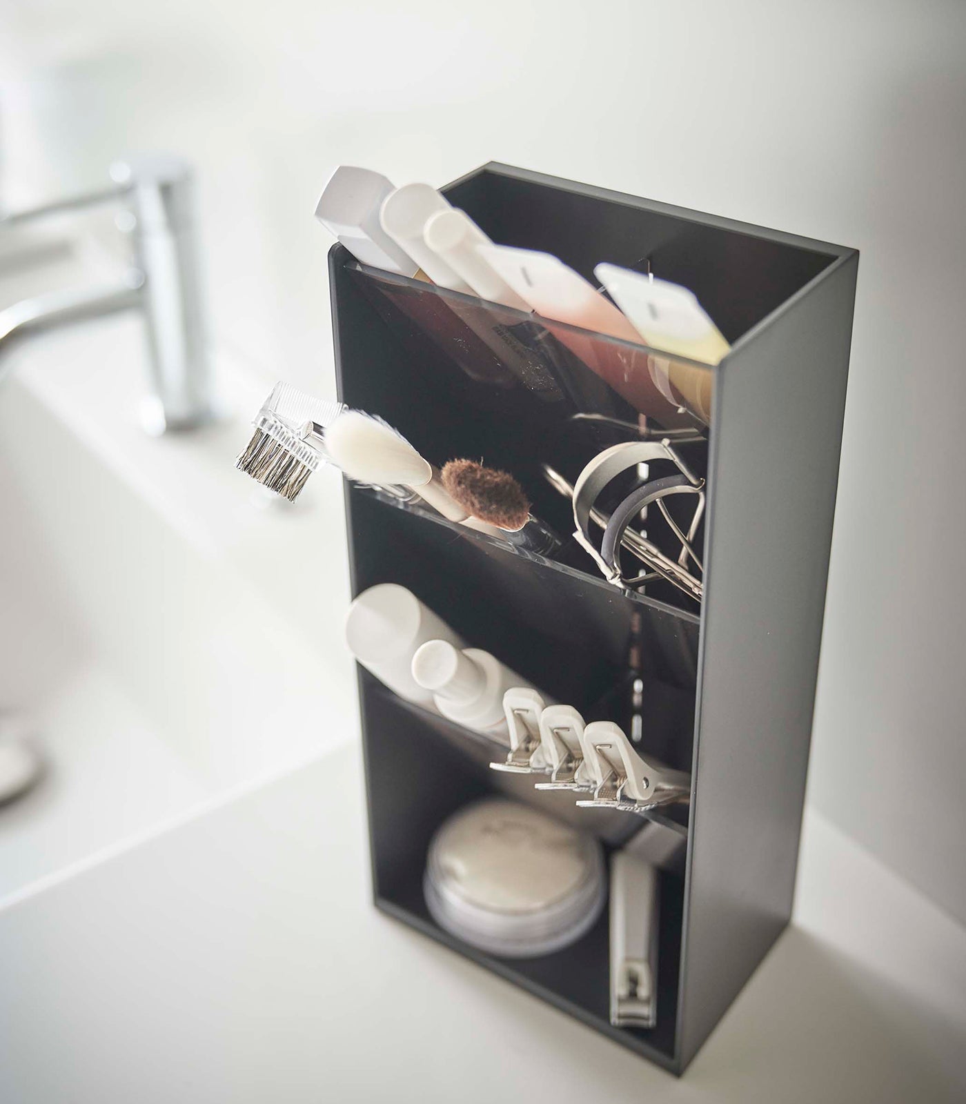Makeup Organizer with 2 Stylish Designs - Perfect for Vanity, Bathroom & Travel Storage | Beauty Cosmetic Holder