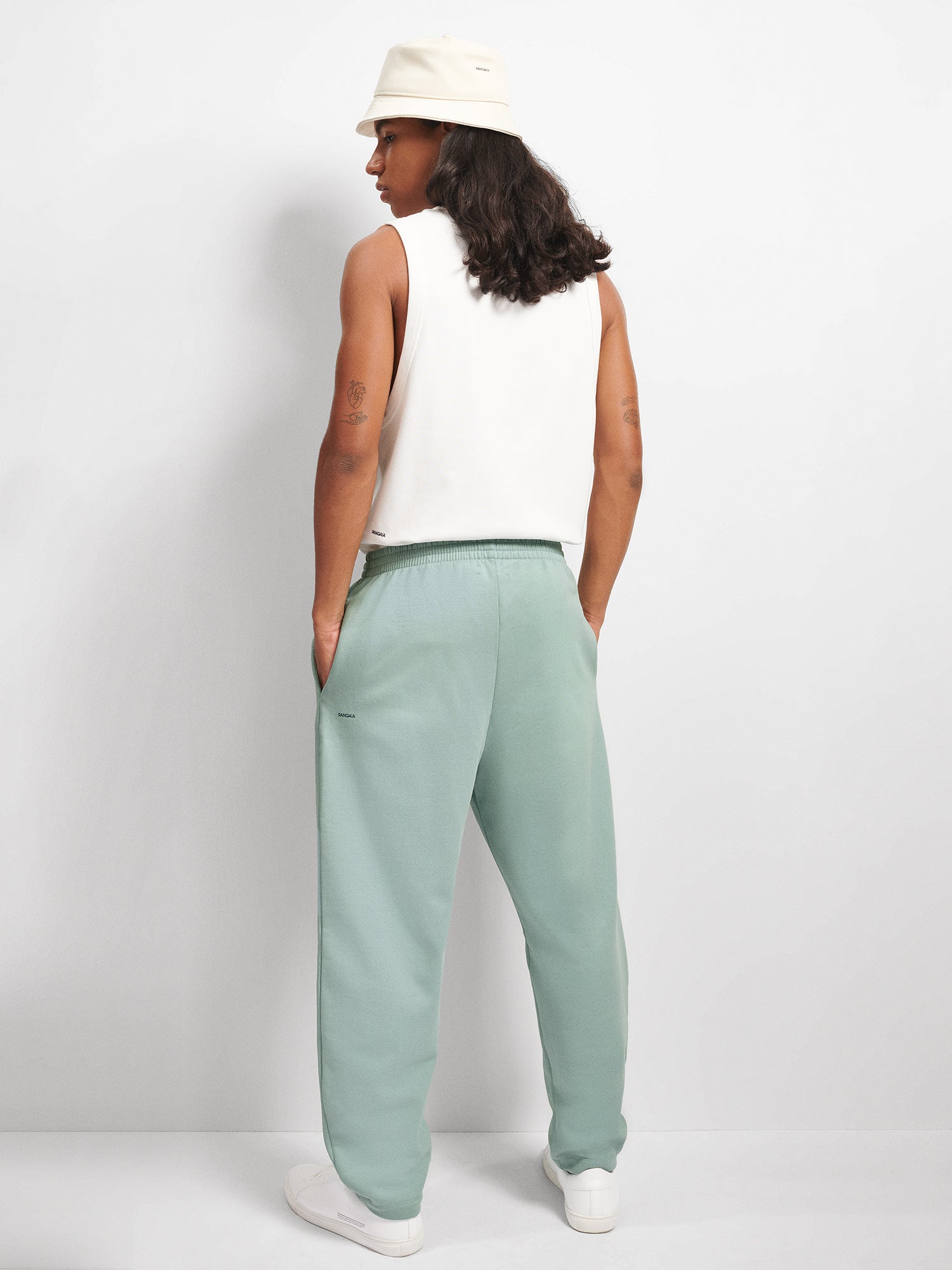 Pangaia DNA Heavyweight Barrel Leg Trackpants for Men & Women - Comfortable High-Waisted Joggers for Gym, Lounge & Streetwear Fashion