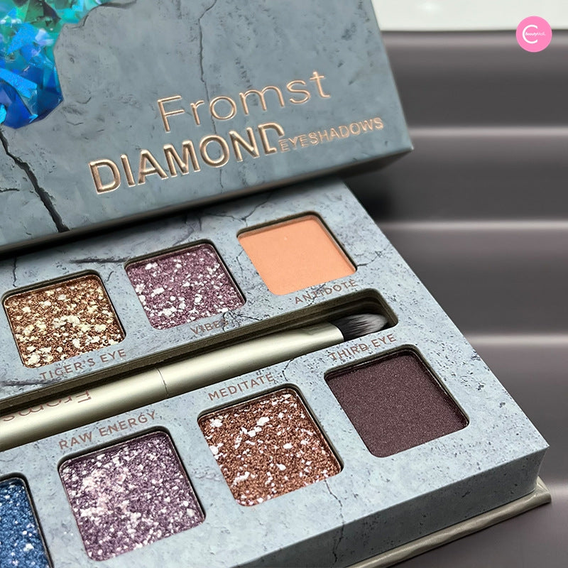 FROMST High Pigment 12 Color Eyeshadow Palette - Long Lasting Matte & Shimmer Makeup Set for Party, Wedding & Everyday Wear