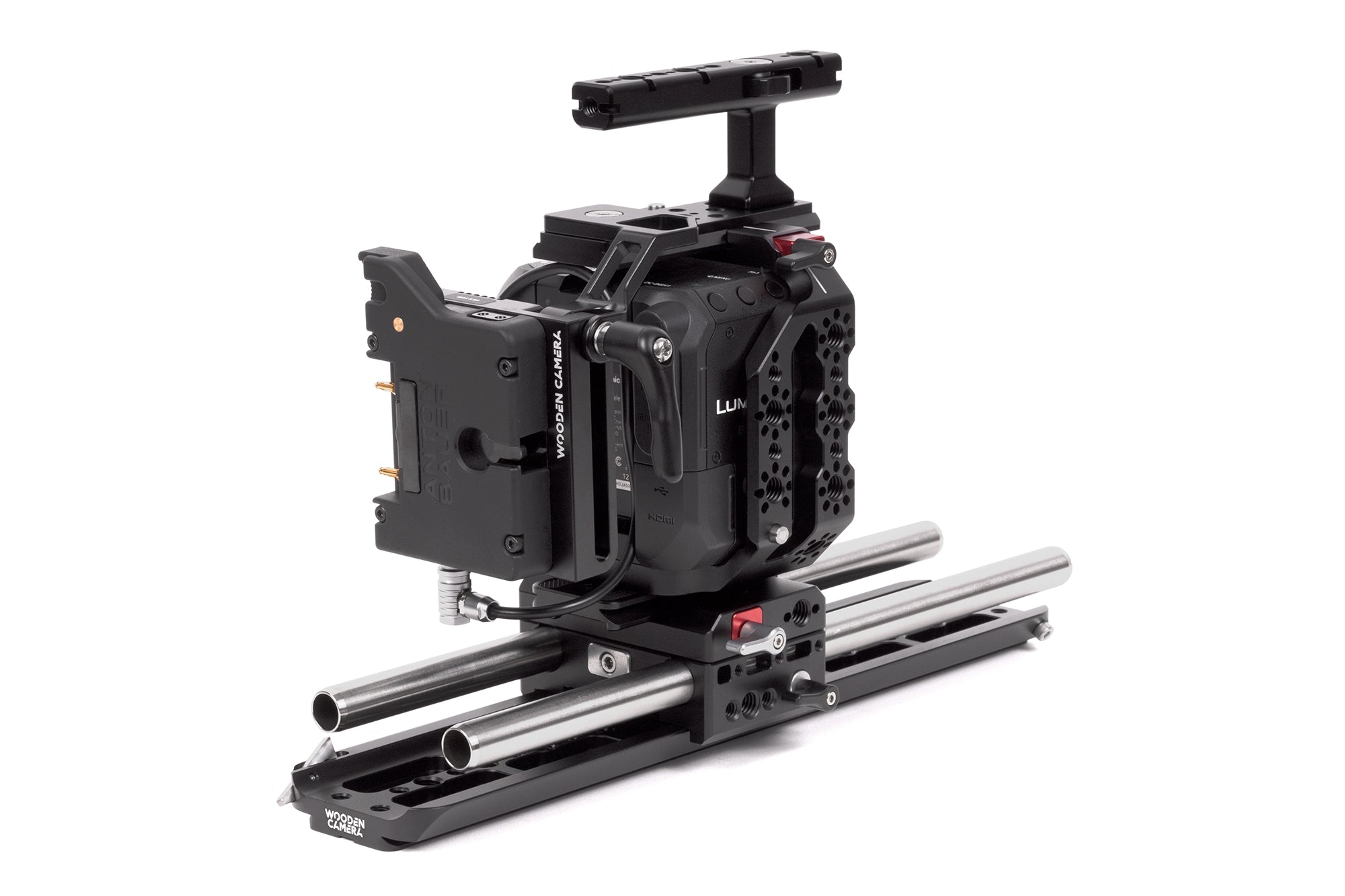 Panasonic BGH1 & BS1H Micro Gold Mount Battery Slide - High-Quality Power Solution for Cinema Cameras | Perfect for On-Location Filming & Professional Video Production