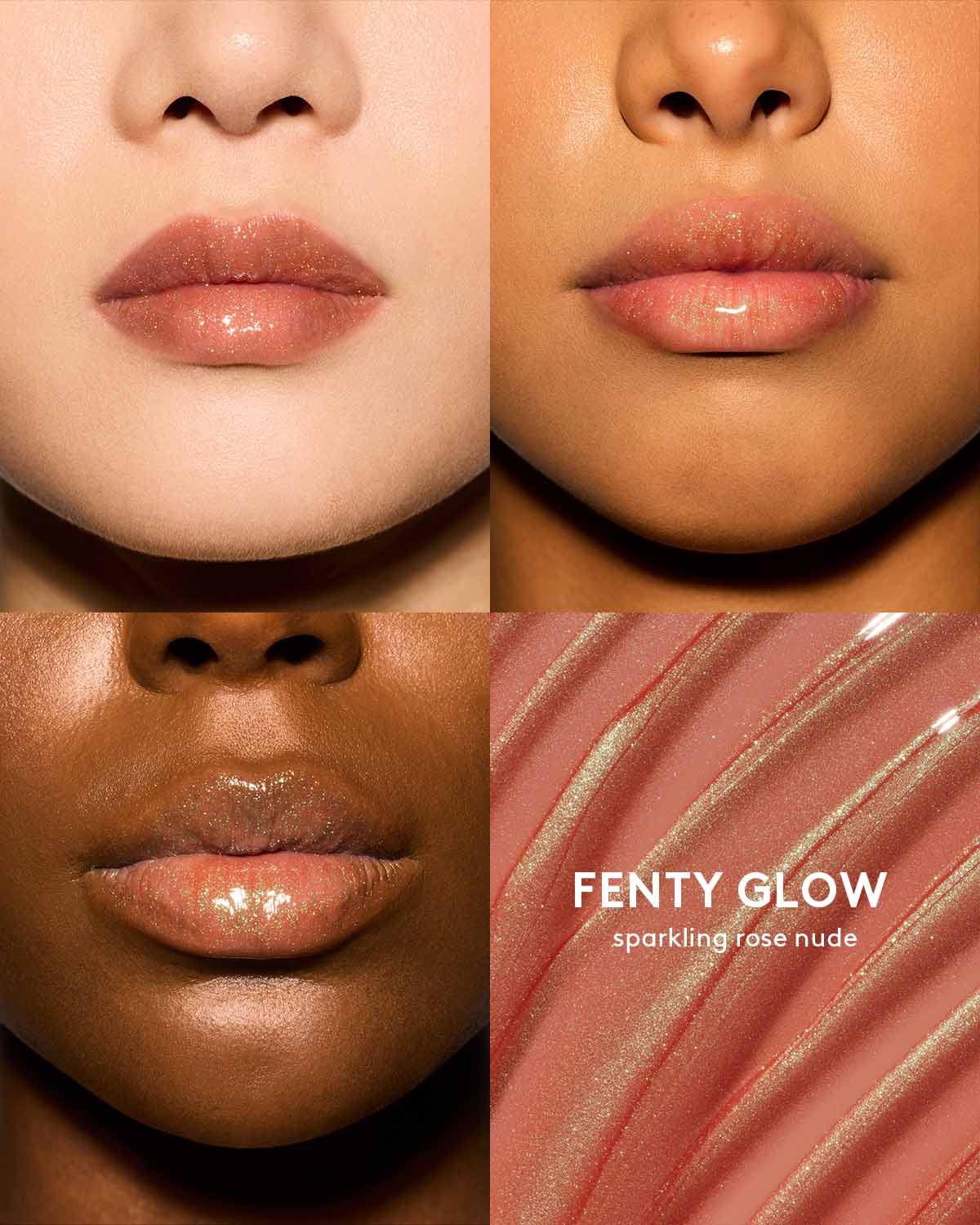 Fenty Beauty Gloss Bomb Oil Luminizing Lip Oil & Gloss - Hydrating Shine in Fenty Glow | Perfect for Day & Night Wear, Makeup Looks, and Special Occasions