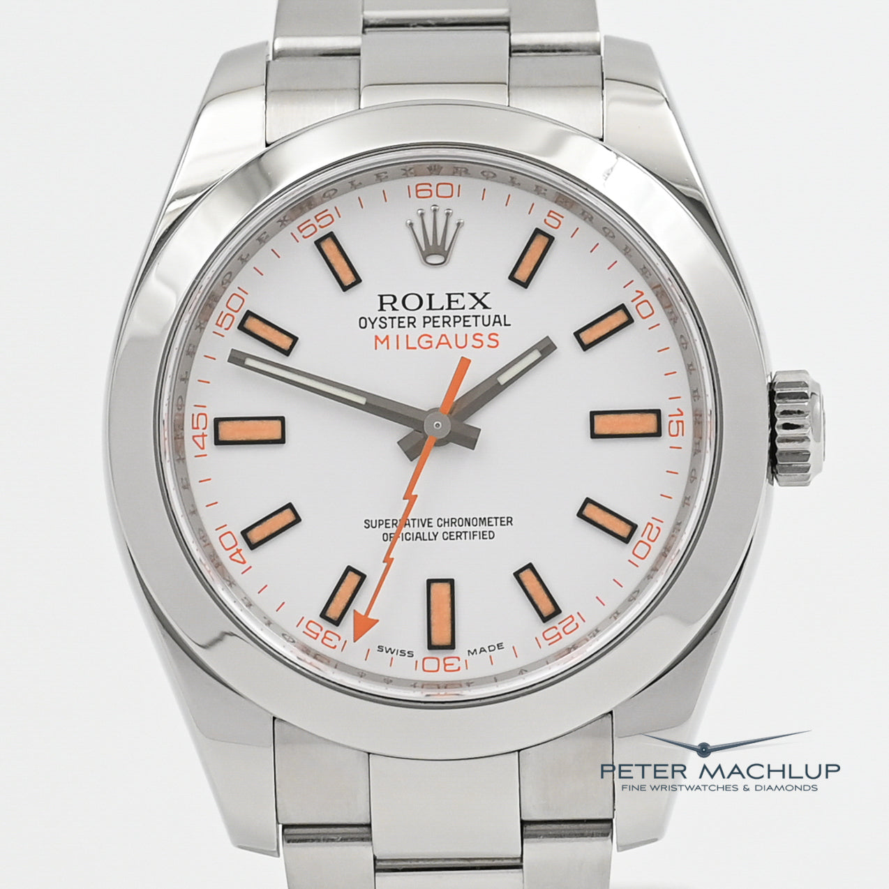 Original Rolex Milgauss 116400GV Men's Watch with Green Sapphire Crystal - 2008 Model - Perfect for Business, Formal Events & Luxury Watch Collectors