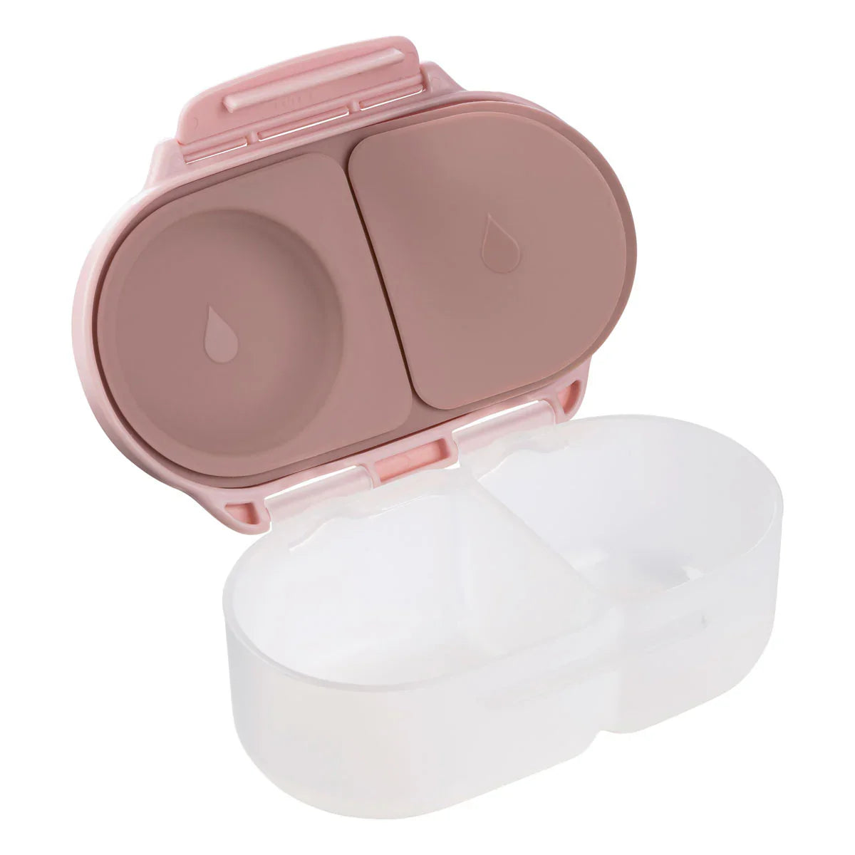 b.box Snack Box for Kids - Leak Proof & BPA Free Food Container | Blush Crush Color | Perfect for School Lunches, Travel & On-the-Go Snacks
