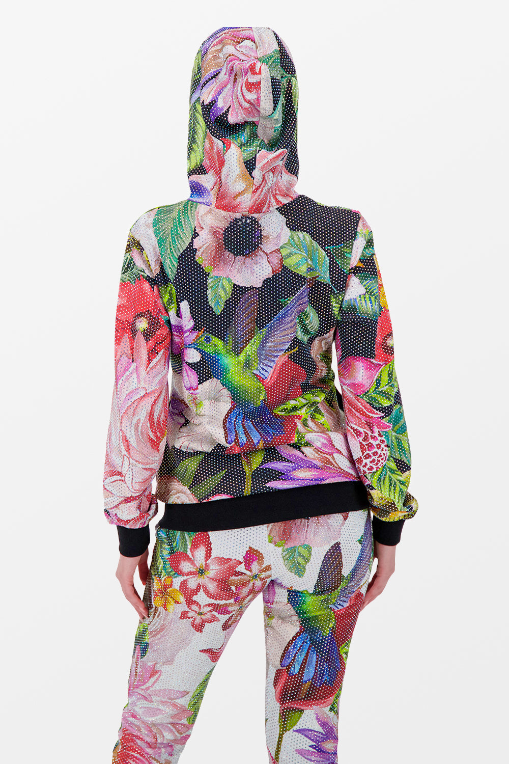 Philipp Plein Black Floral Hoodie Sweatshirt for Men - Streetwear Fashion Hoodie with Unique Flower Design - Perfect for Casual Wear & Urban Outfits