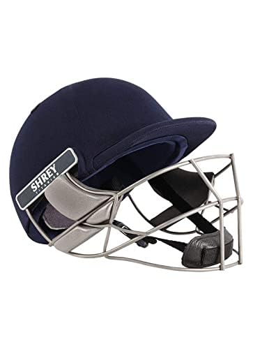 Shrey Pro Guard Air Titanium Cricket Helmet for Men - Lightweight Protective Headgear with Ventilation & Mesh Storage Bag - Perfect for Cricket Matches, Training & Outdoor Sports