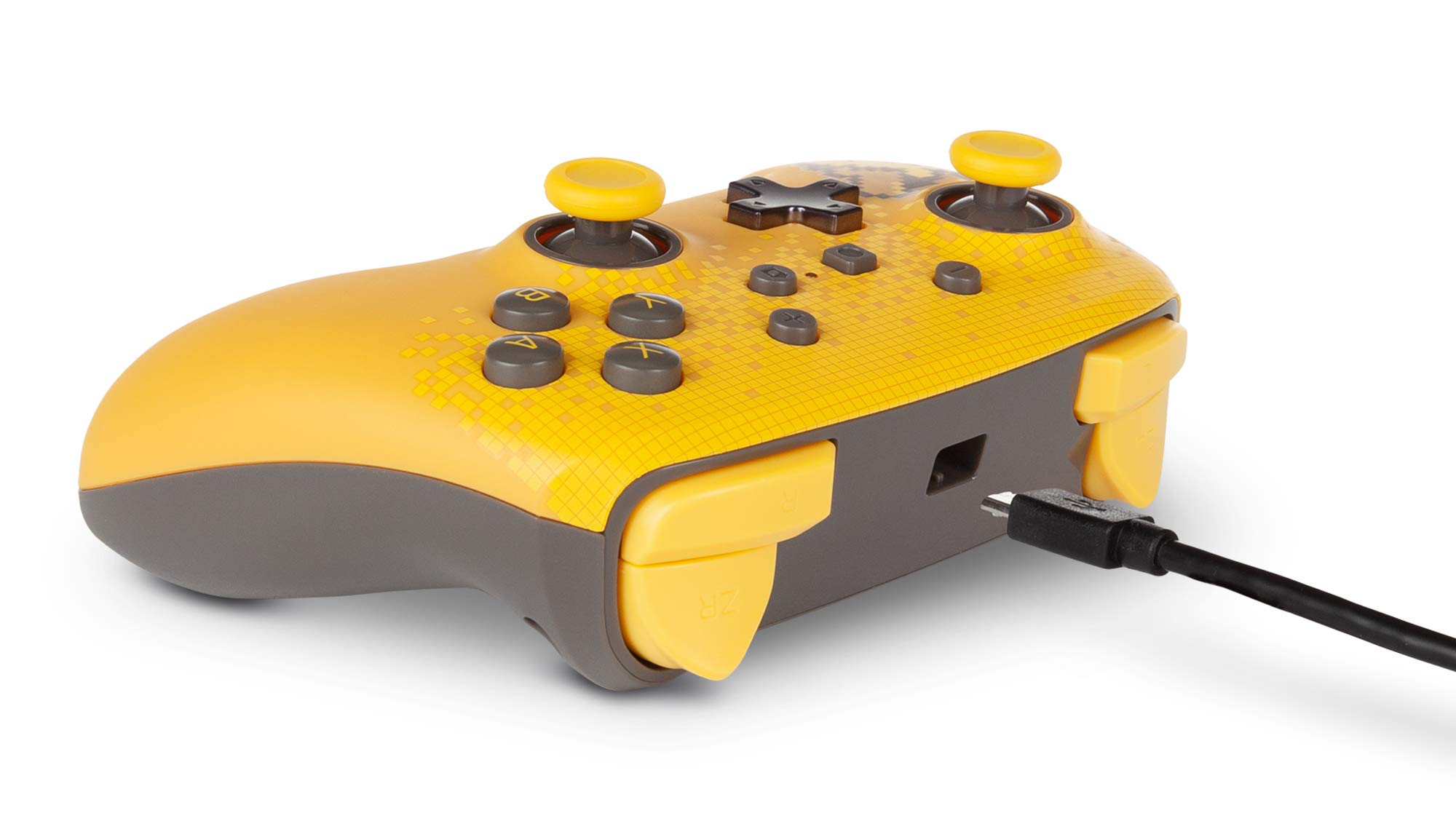PowerA Pokemon Enhanced Wired Controller for Nintendo Switch - Pixel Pikachu Design, Ergonomic Gamepad with 10ft Cable, Wired Video Game Controller for Smash Bros, Mario Kart & Zelda - Perfect for Gaming Enthusiasts & Collectors