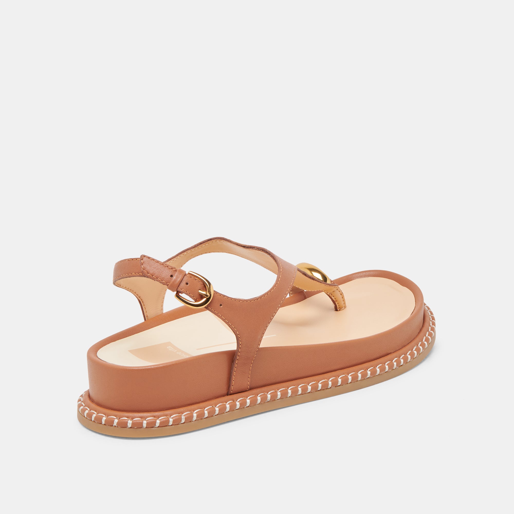Stefan Genuine Leather Sandals for Men - Comfortable Saddle Leather Flip Flops - Perfect for Beach, Vacation & Casual Wear