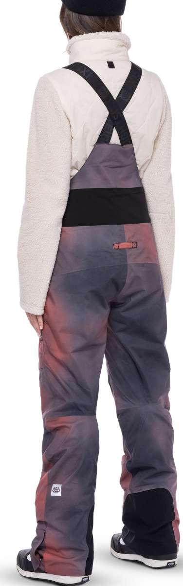 686 Women's Geode Thermagraph Bib Snow Pants 2023 - Waterproof Insulated Winter Ski Pants for Women - Perfect for Skiing, Snowboarding & Cold Weather Outdoor Activities