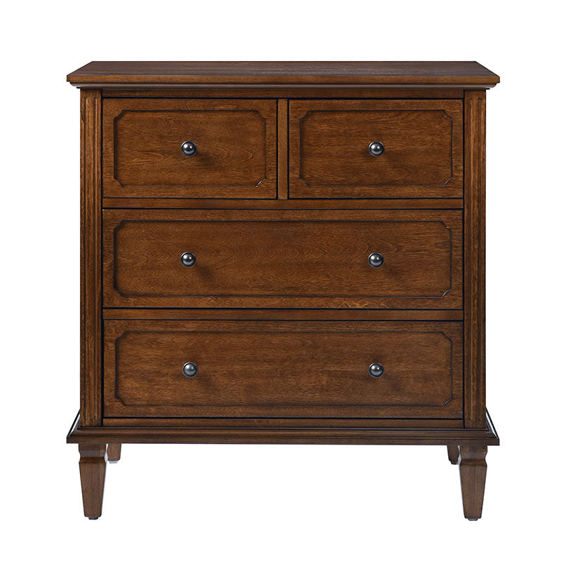 Isidro Accent Chest of Drawers with USB Charging Station - Modern Bedroom Dresser with 3 Drawers & Built-in Power Outlets - Perfect for Bedside Storage & Device Charging in Home, Office or Dorm Room