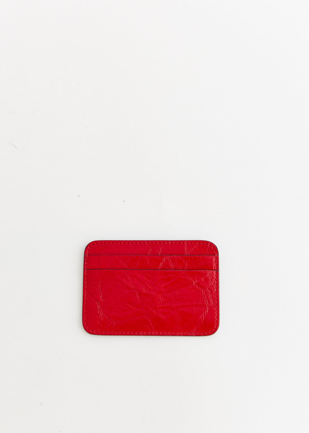 Aroundy Crinkled Leather Card Holder - Slim RFID Blocking Wallet for Men & Women | Perfect for Travel, Business & Everyday Use