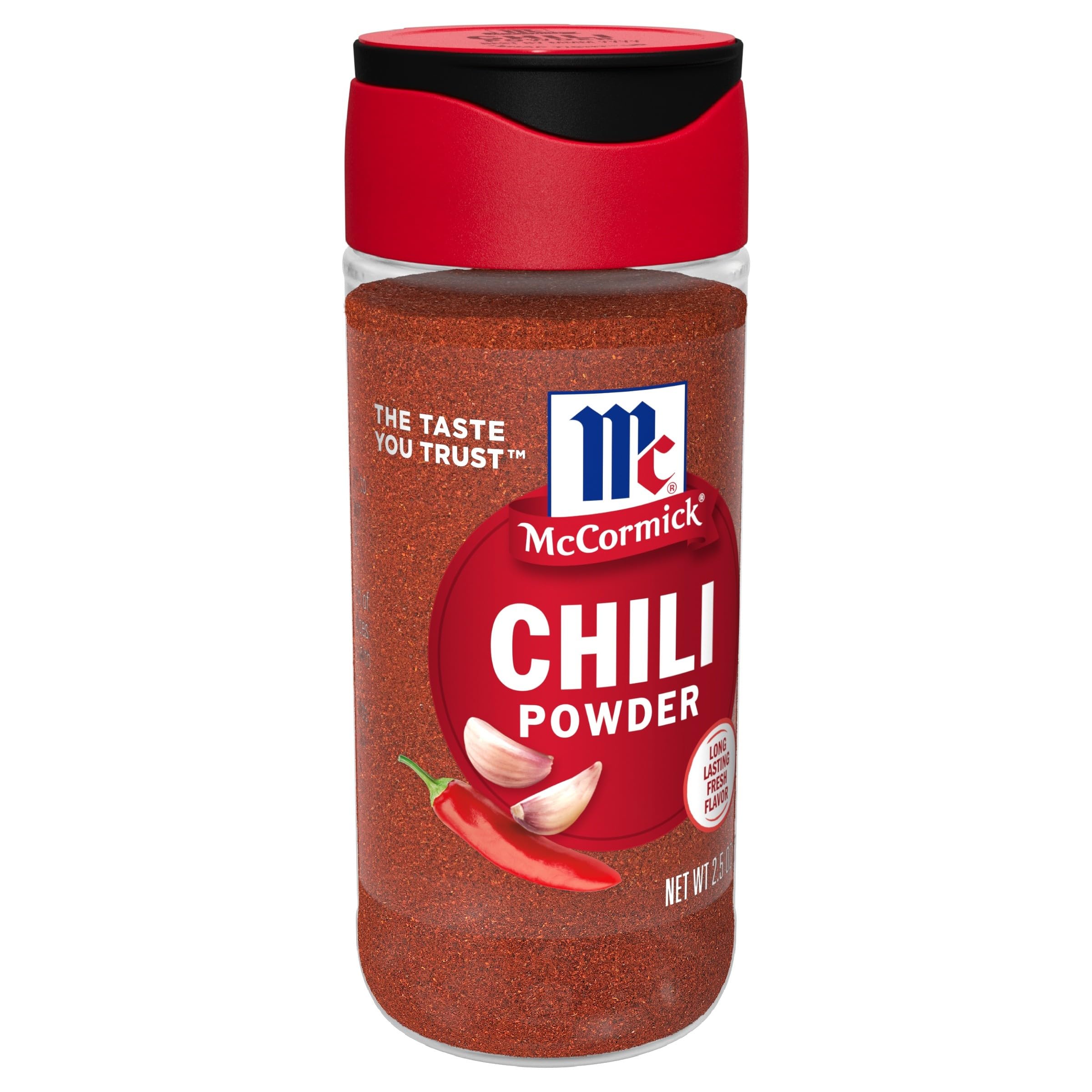 McCormick Premium Chili Powder, 2.5 oz (6-Pack) - Authentic Mexican Spice Blend for Cooking, Seasoning & BBQ - Perfect for Tacos, Chili & Grilling