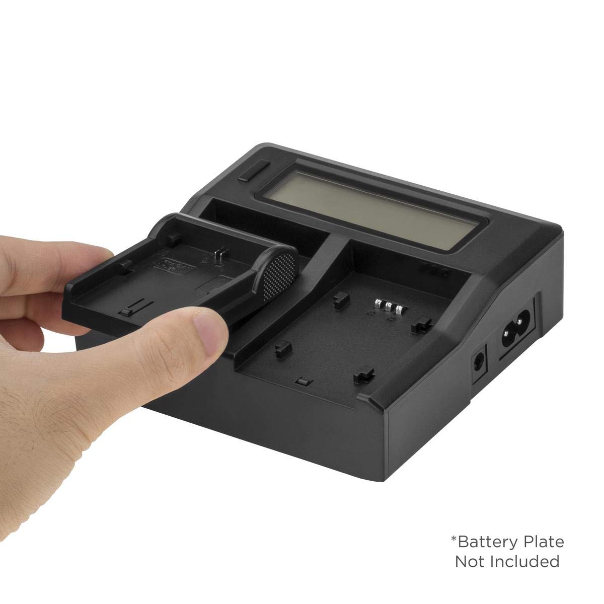 Dual Smart LCD Battery Charger for Canon LP-E17 & LP-E17N - Fast Charging with LCD Display - Perfect for Travel, Photography & Professional Use
