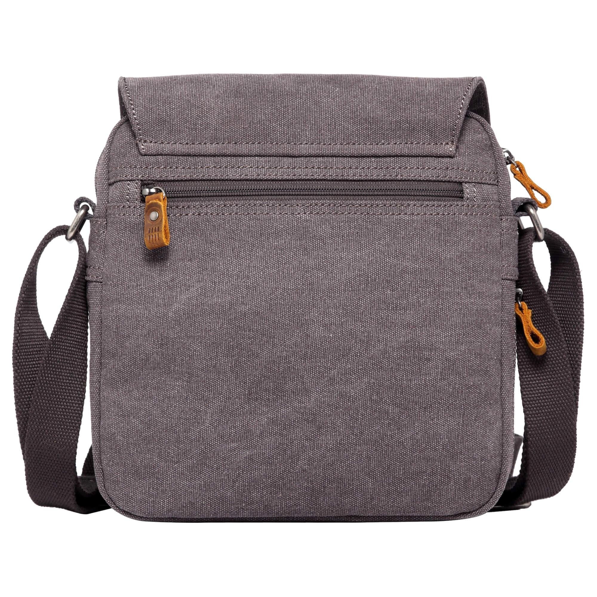 Troop London Classic Canvas Crossbody Bag for Men & Women - Stylish & Durable Shoulder Bag for Travel, Work & Everyday Use