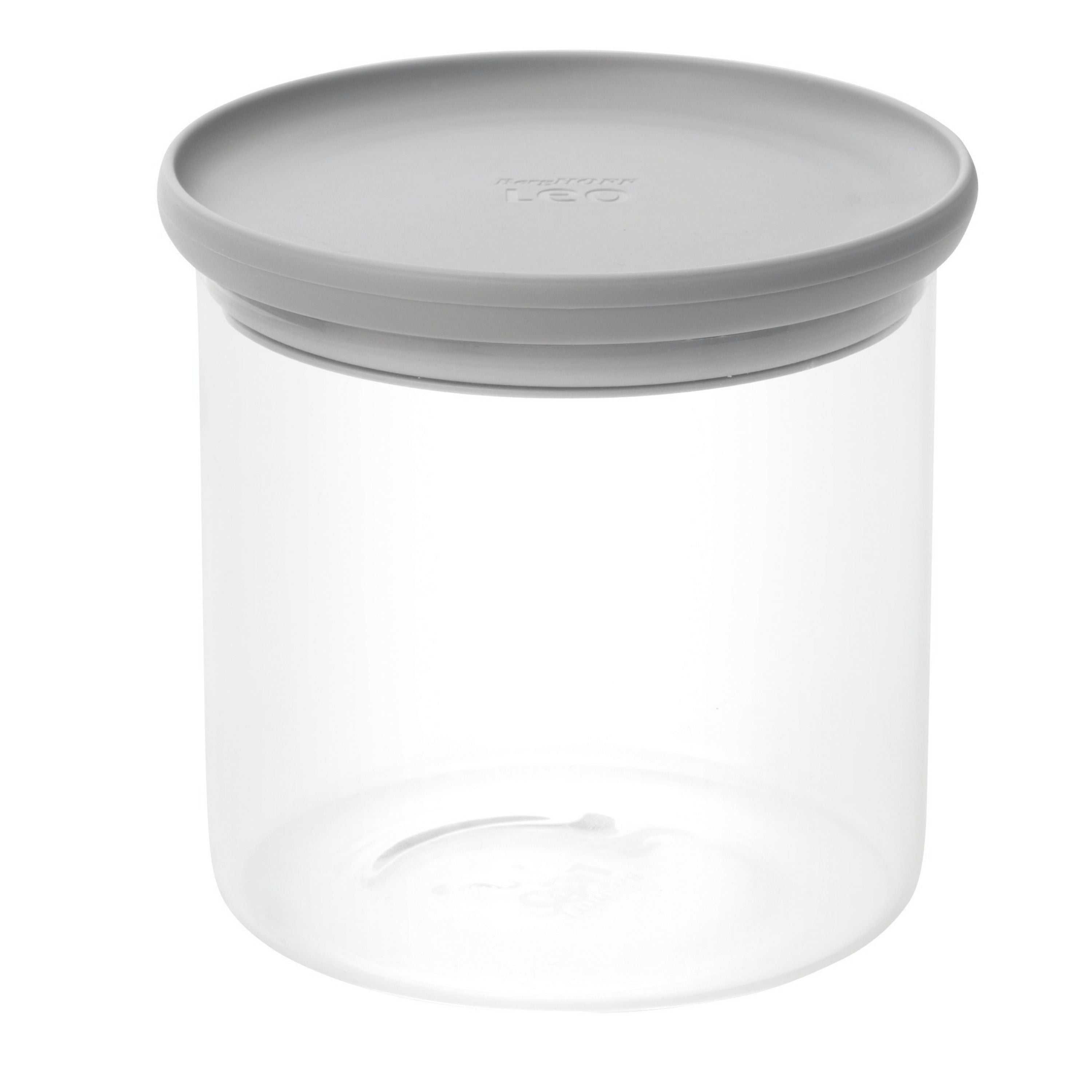 BergHOFF Leo 2-Piece Glass Food Storage Container Set with Airtight Lids - Perfect for Meal Prep, Leftovers & Pantry Organization (BPA-Free, Microwave & Dishwasher Safe)