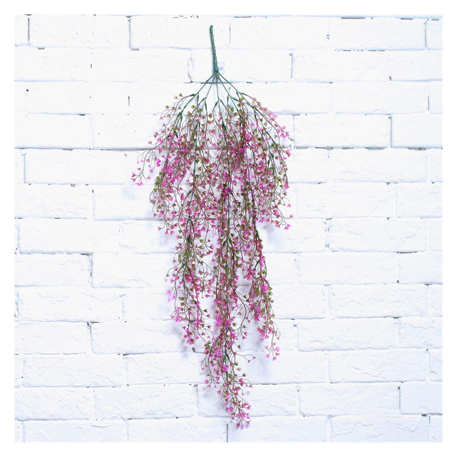 80cm Artificial Wisteria Vine Garland - Rose Red Silk Flowers for Wedding Arch Decor, Party Backdrop, Home & Garden Decoration
