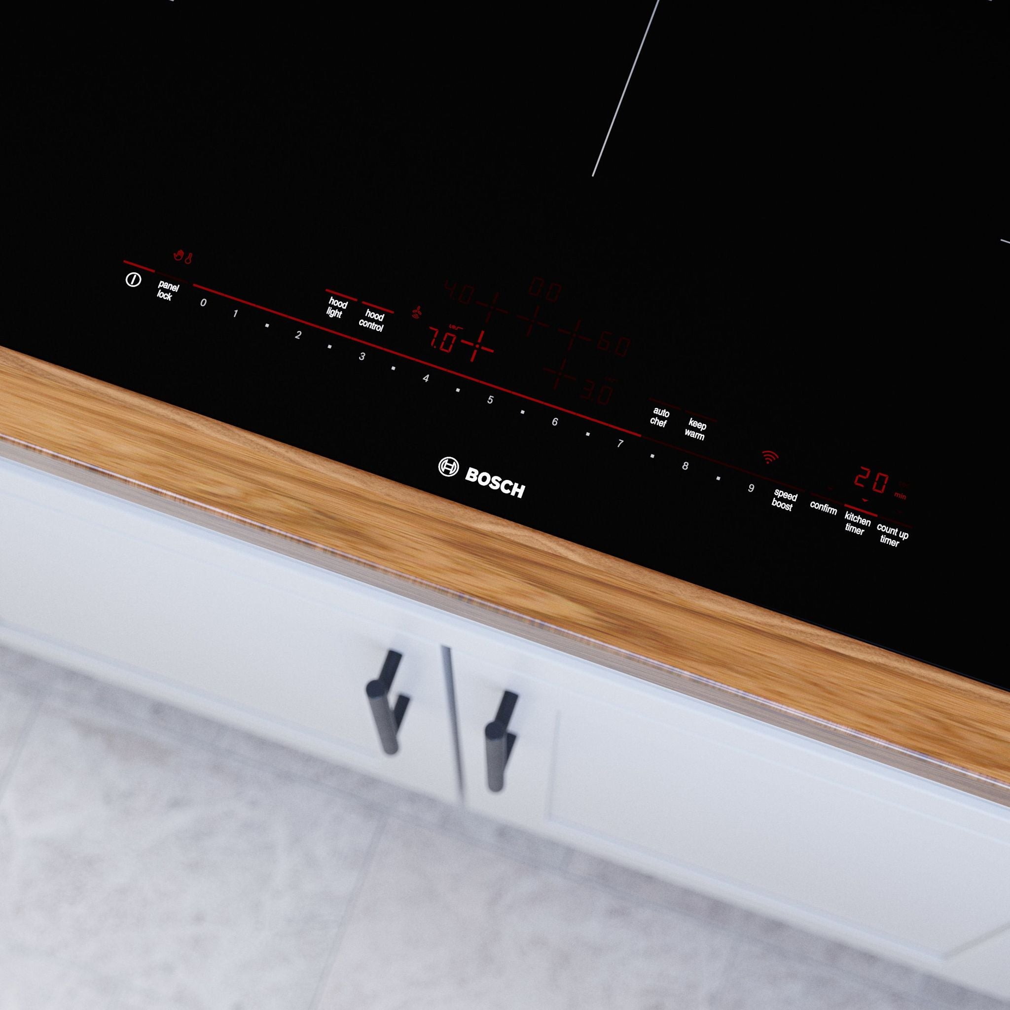Bosch 36 Inch Induction Cooktop - NIT8660UC Black | Fast Heating, Energy Efficient | Perfect for Modern Kitchens & Home Chefs