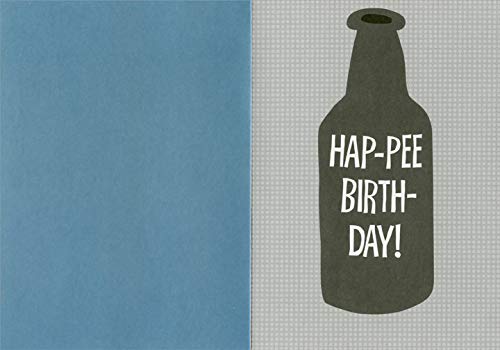 Funny IPA Beer Bottle Birthday Card - Humorous Designer Greetings for Beer Lovers - Perfect for Craft Beer Enthusiasts & Homebrewers