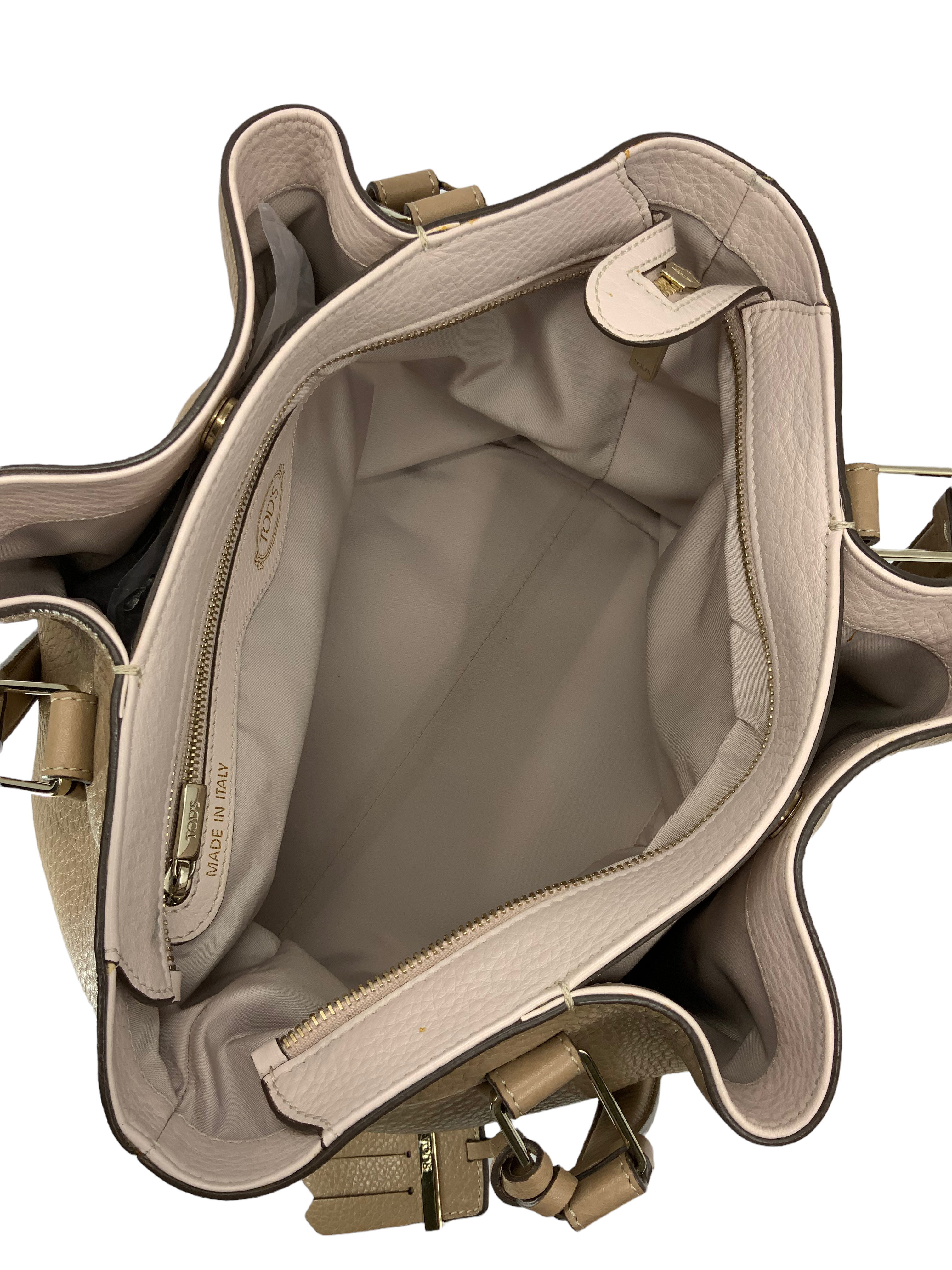 Tod's Small Flower Leather Tote Bag for Women | Genuine Leather Handbag | Fashionable Shoulder Bag for Work, Travel & Everyday Use
