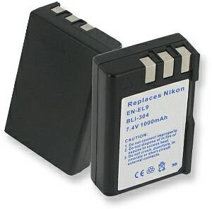 Original Nikon EN-EL9 Rechargeable Battery Replacement for Nikon D40 D40X D60 D3000 D3100 D5000 Cameras - Perfect for Travel, Photography & Professional Use