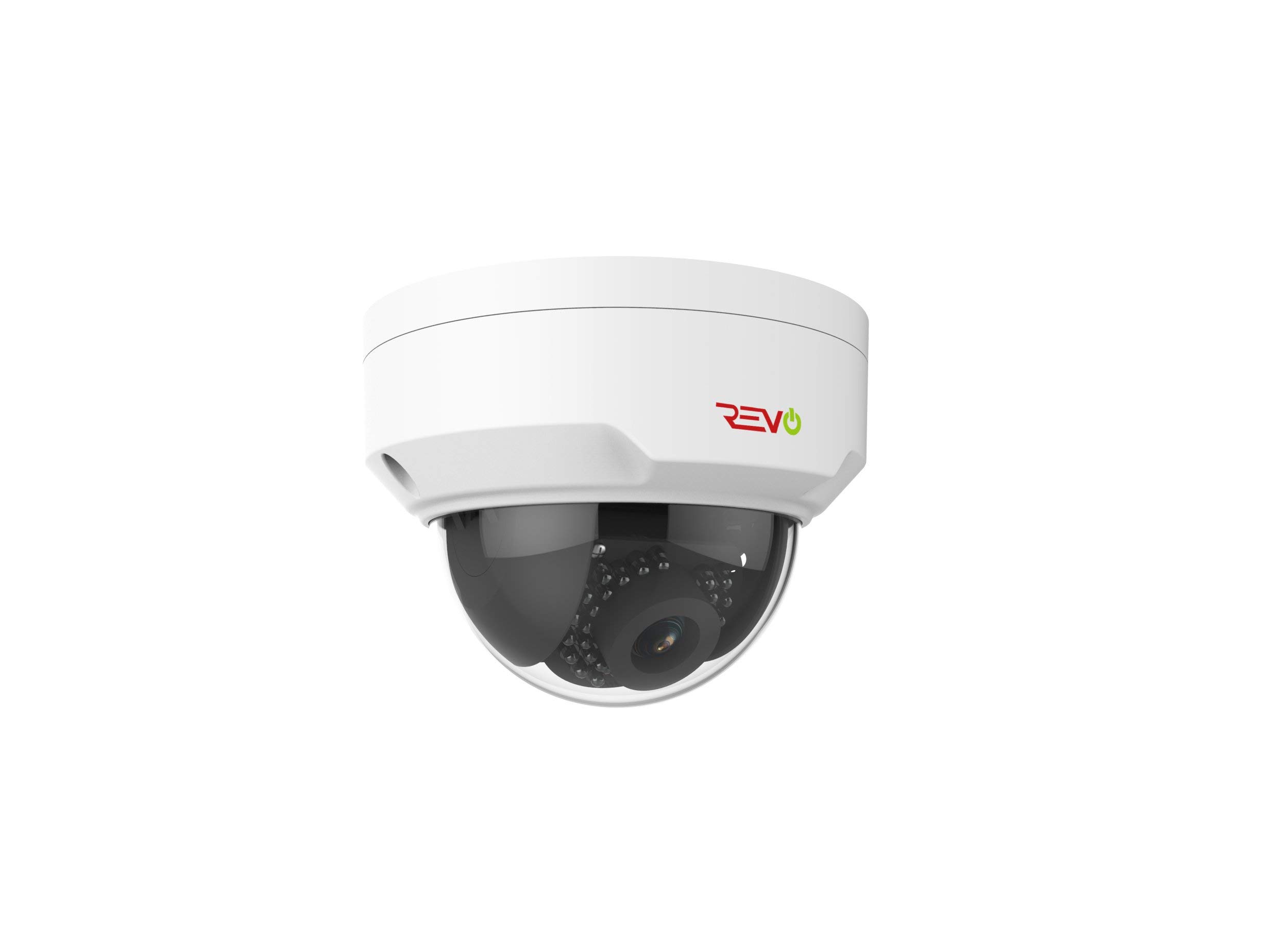 4MP Ultra HD Vandal Proof Dome Security Camera - 100ft Night Vision, IP66 Weatherproof, ONVIF Compatible for Home & Business Surveillance (White) | Indoor/Outdoor Use, Parking Lot Monitoring, Retail Store Security