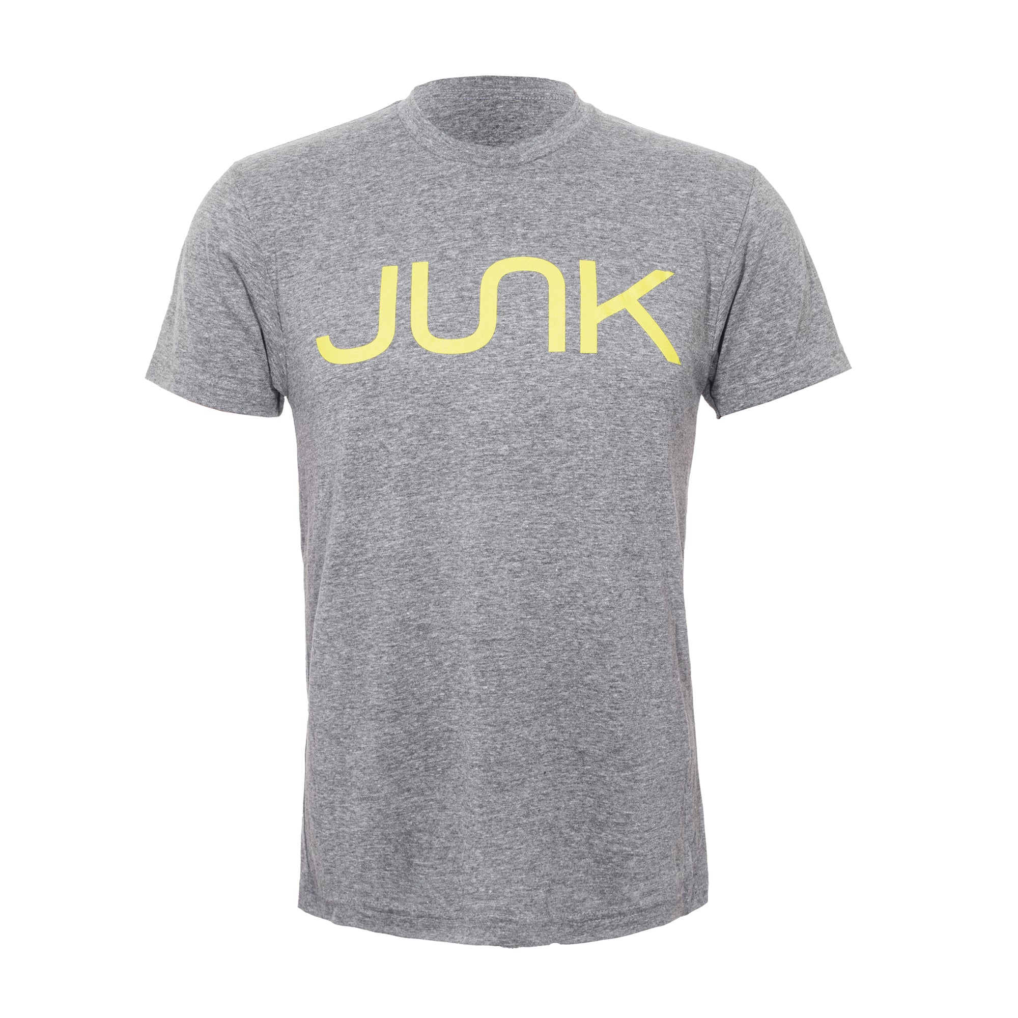 JUNK Yellow Logo Graphic T-Shirt for Men & Women - Trendy Streetwear Fashion for Casual Outfits & Urban Style