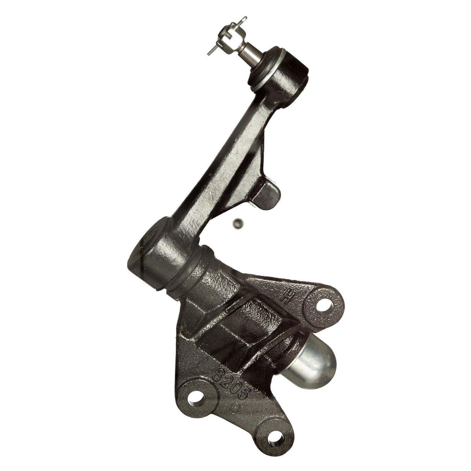 Febi Bilstein 43196 Idler Arm with Castle Nut, Cotter Pin & Grease Nipple - Heavy Duty Steering Component (Pack of 1) for Trucks, SUVs & Off-Road Vehicles