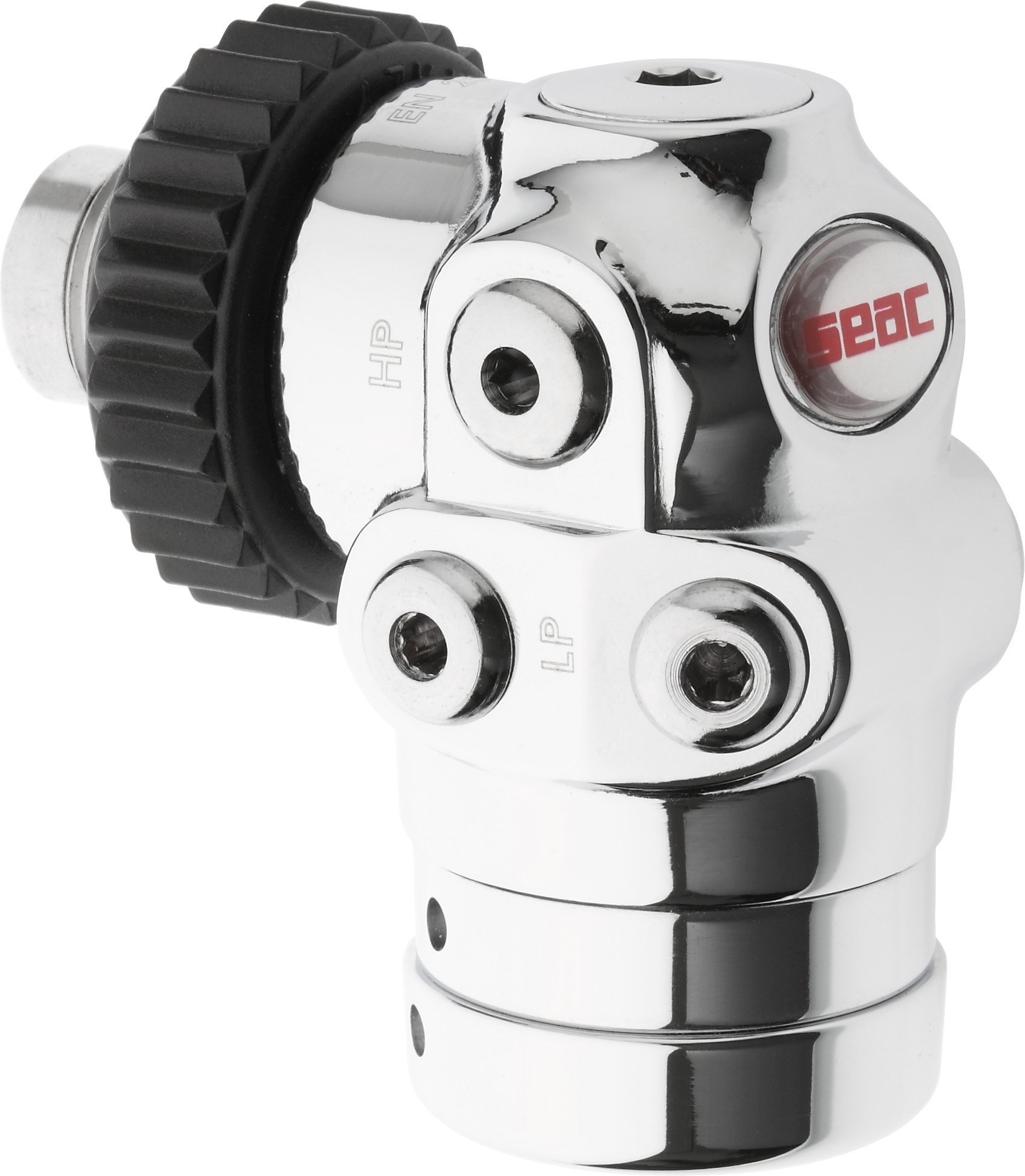 Seac Diving 230 Bar DIN D-Synchro Ice Regulator - Professional Cold Water Scuba Diving Regulator for Ice Diving & Technical Diving | Perfect for Extreme Cold Water Conditions & Winter Diving Adventures