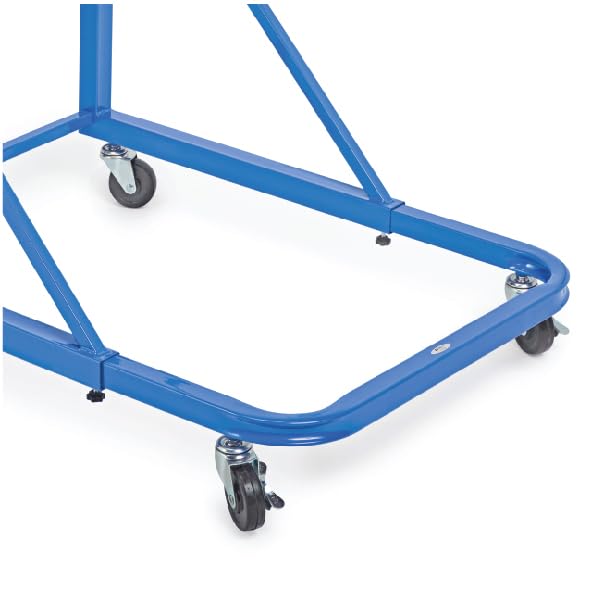 Adir Mobile Blueprint Holder - Heavy Duty Construction Plan Rack, Wall Mounted Map Organizer & Poster Display Stand for Jobsite, Office & Home Use - Perfect for Architects, Engineers & Contractors (Without Clamps)