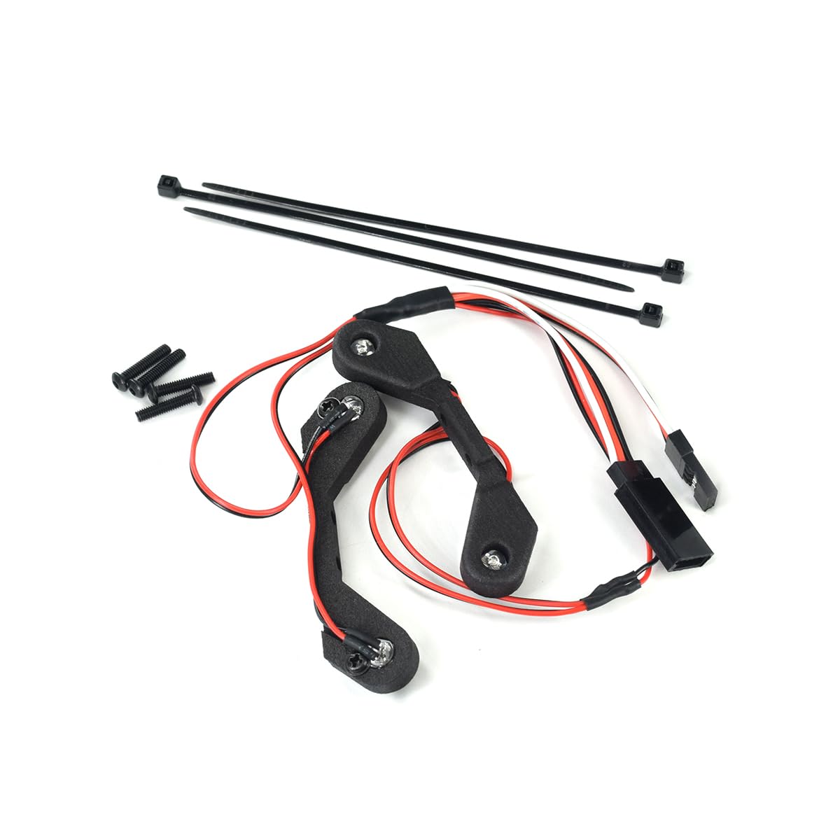 1/18 Granite Grom LED Light Kit - Red & White Front & Rear RC Lights for Arrma 1/18 Granite Grom Crawler Car Upgrade - Perfect for Night Driving and Off-Road Adventures