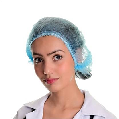Disposable Bouffant Cap - 100 Pack | Hair Net, Kitchen Cap, Nurse & Surgical Head Cover for Food Service, Medical & Hygiene Use