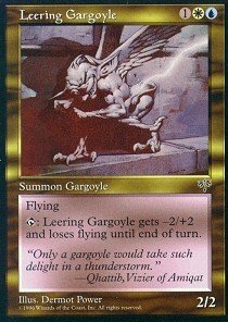 Magic: The Gathering - Leering Gargoyle Card - Mirage Expansion - MTG Collectible Trading Card Game for Deck Building & Strategy Play