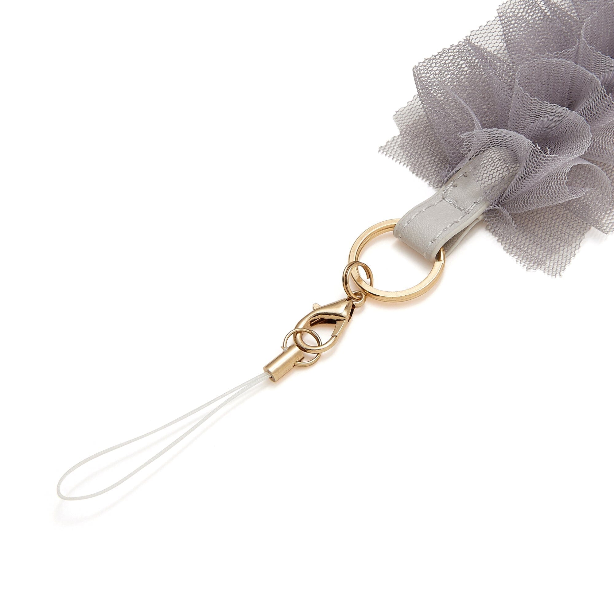 Elegant Gray Tulle Hand Strap - Perfect for Weddings, Prom & Formal Events | Frais Accessories