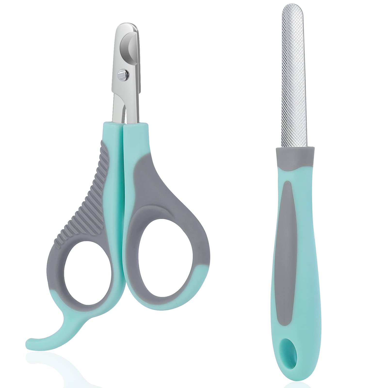 Premium Cat Nail Clippers for Indoor Cats - Safe Pet Nail Trimmer with Nail File for Kittens, Puppies & Small Pets - Perfect for Grooming Chinchillas, Rabbits & Small Breed Animals - Gentle At-Home Pet Care Essential