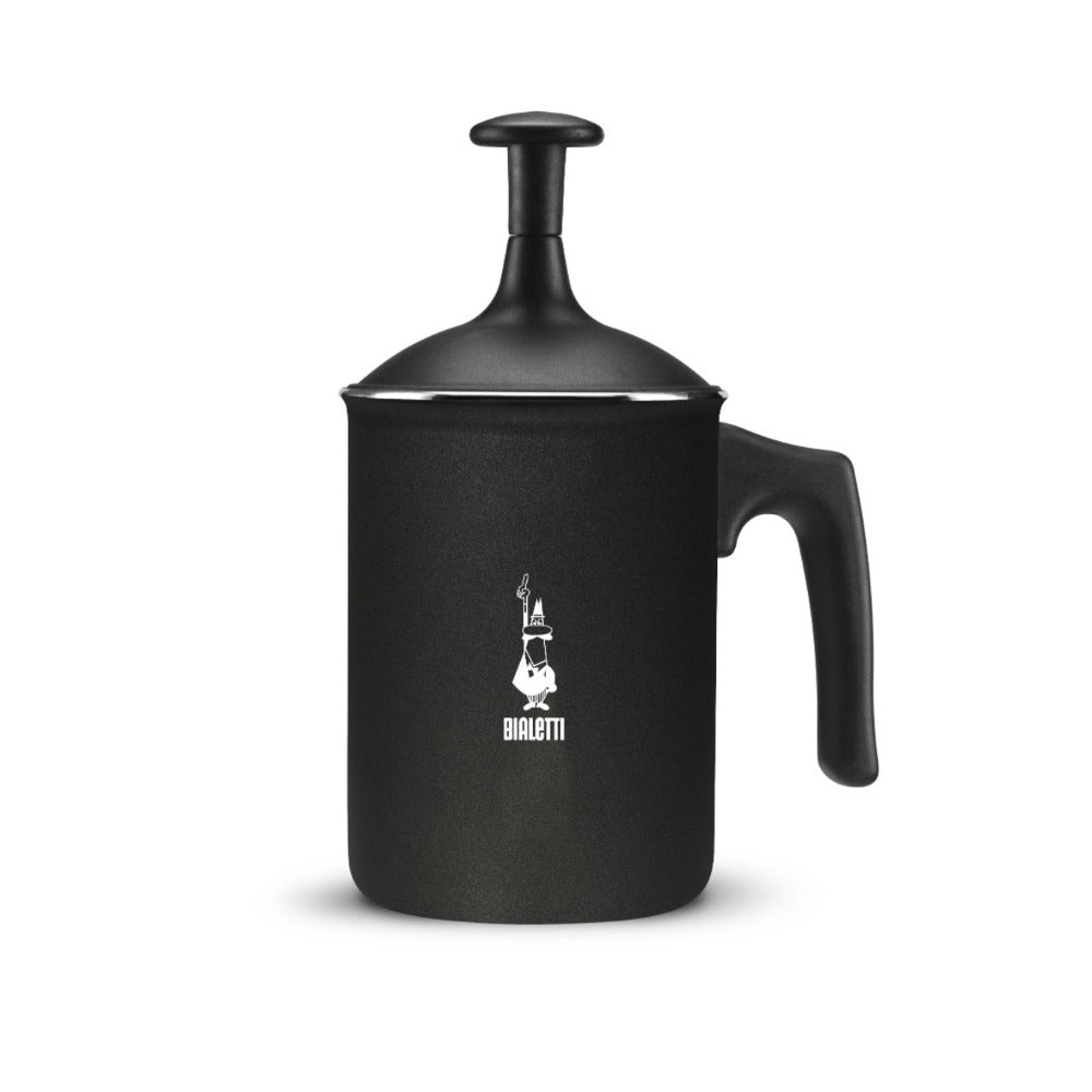 Bialetti Electric Milk Frother for Coffee & Latte - Stainless Steel Handheld Whisk for Cappuccino, Hot Chocolate & Matcha - Perfect for Home, Office & Coffee Shops
