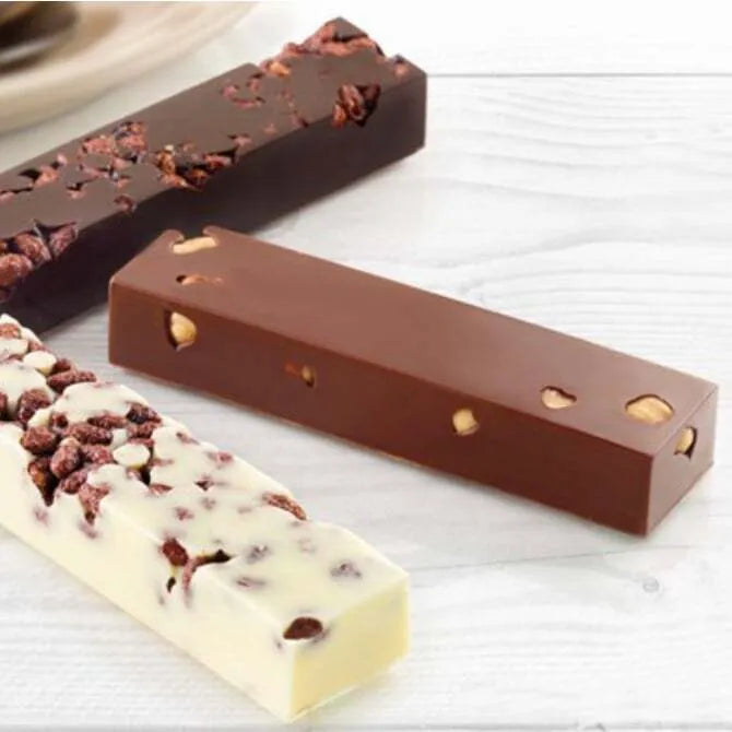 Premium Slim Bar Silicone Mold - 8 Cavity Chocolate & Candy Making Mold for DIY Desserts, Baking, Soap Making - Perfect for Home Kitchen & Professional Use